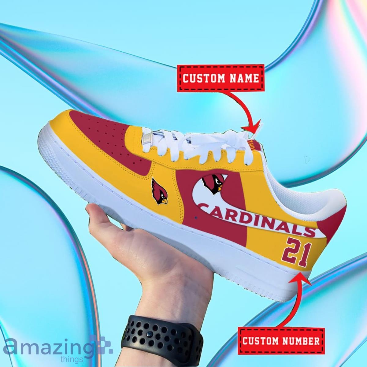 Arizona Cardinals NFL Personalized Premium Air Force Shoes Special Gift For Fans Product Photo 1