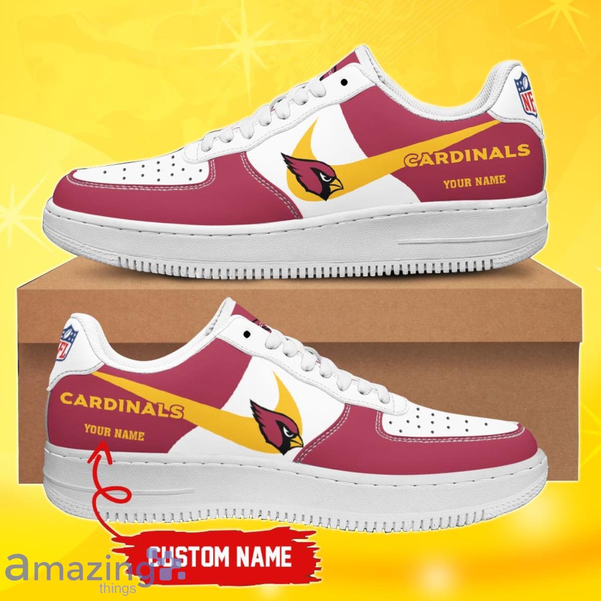 Arizona Cardinals NFL Personalized Air Force 1 Shoes Fansatic OCT222201