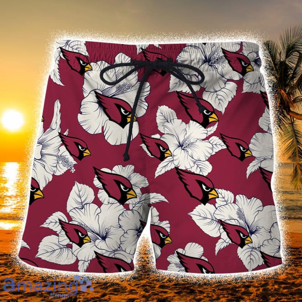 Arizona Cardinals Hawaiian Shorts Beach Gift For Fans