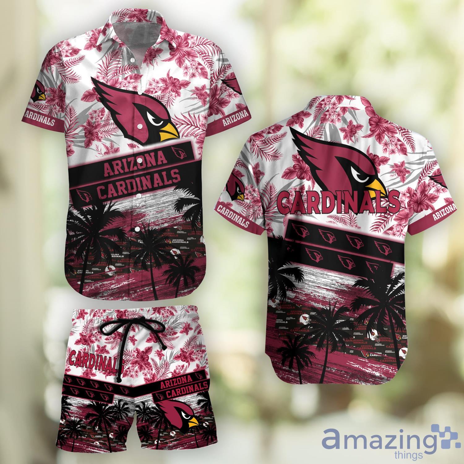 Arizona Cardinals All Over Print Logo And Coconut Trending Summer