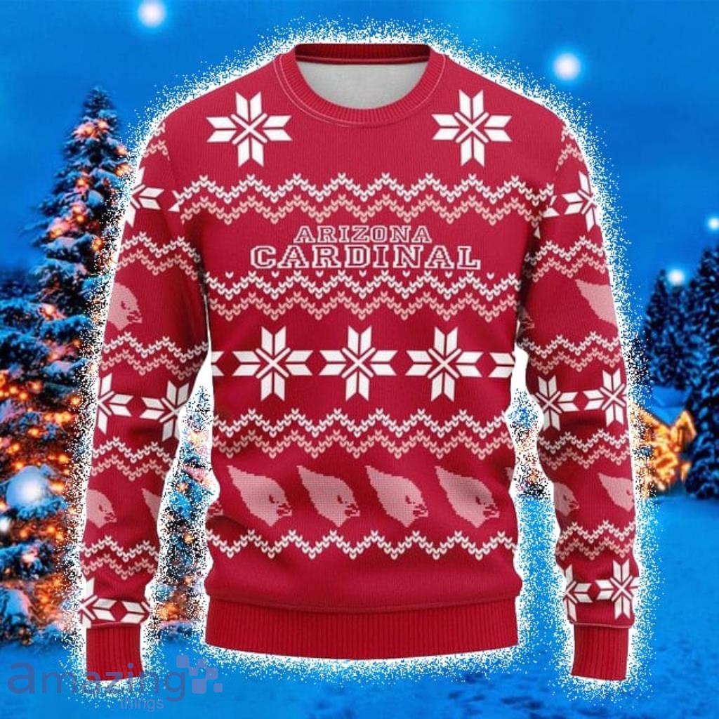 Arizona Cardinals Ugly Christmas Sweater 3D Gift For Fans