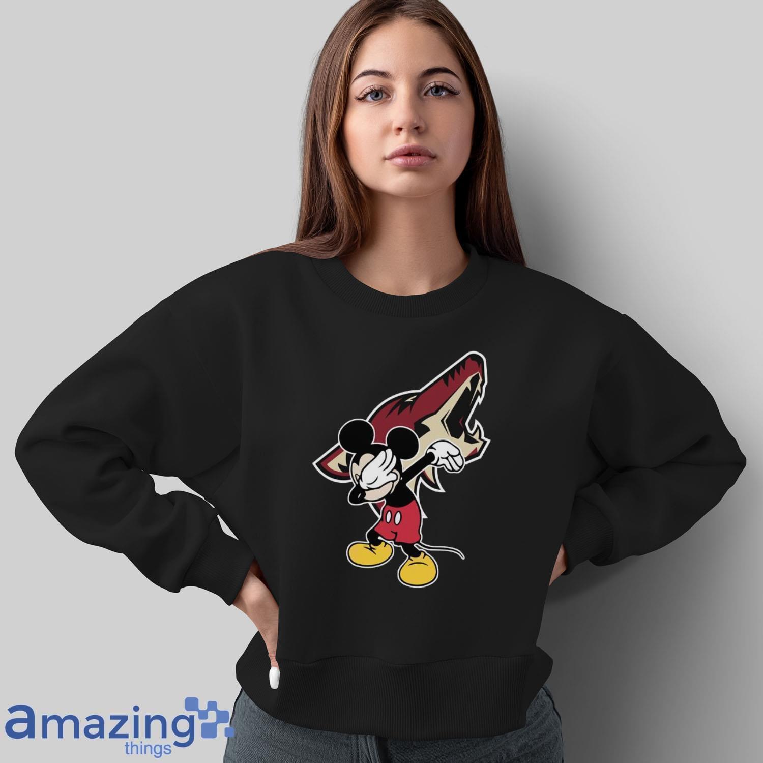 NHL Arizona Coyotes Mickey Mouse Disney Hockey T Shirt Long Sleeve T-Shirt