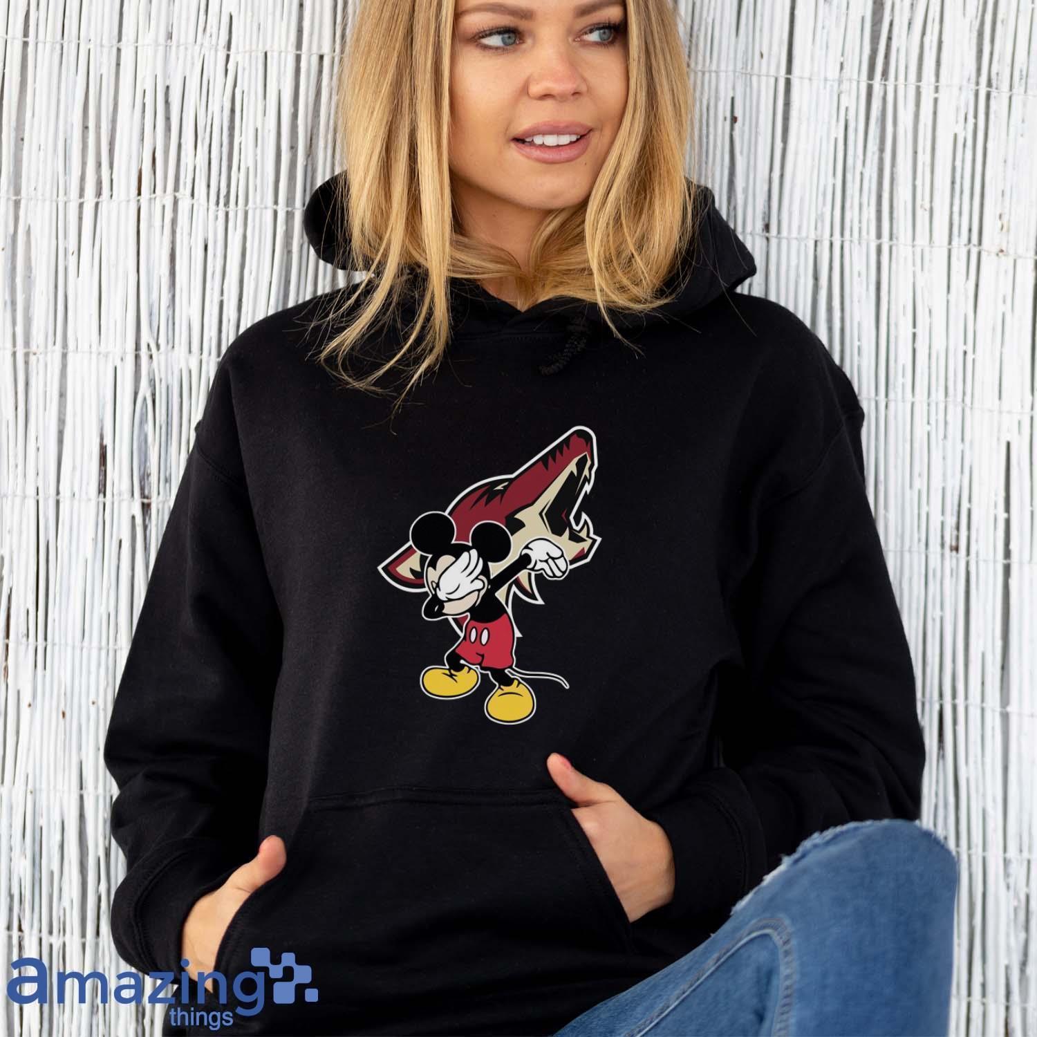 Arizona Coyotes NHL Hockey Dabbing Mickey Disney Sports T Shirt For Men And Women image Arizona Coyotes NHL Hockey Dabbing Mickey Disney Sports T Shirt For Men And Women - Unisex Hoodie
