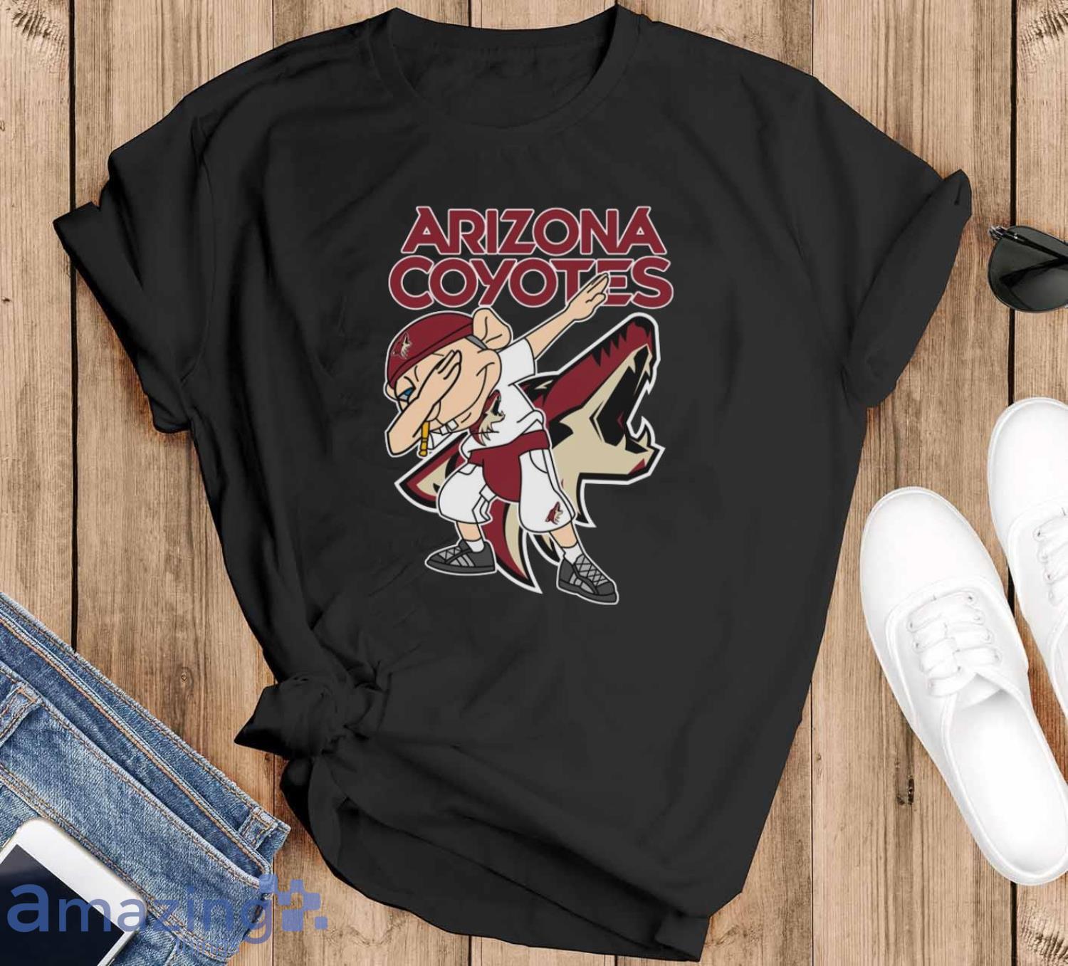 Arizona Coyotes NHL Hockey Jeffy Dabbing Sports T Shirt For Men And Women - Black T-Shirt