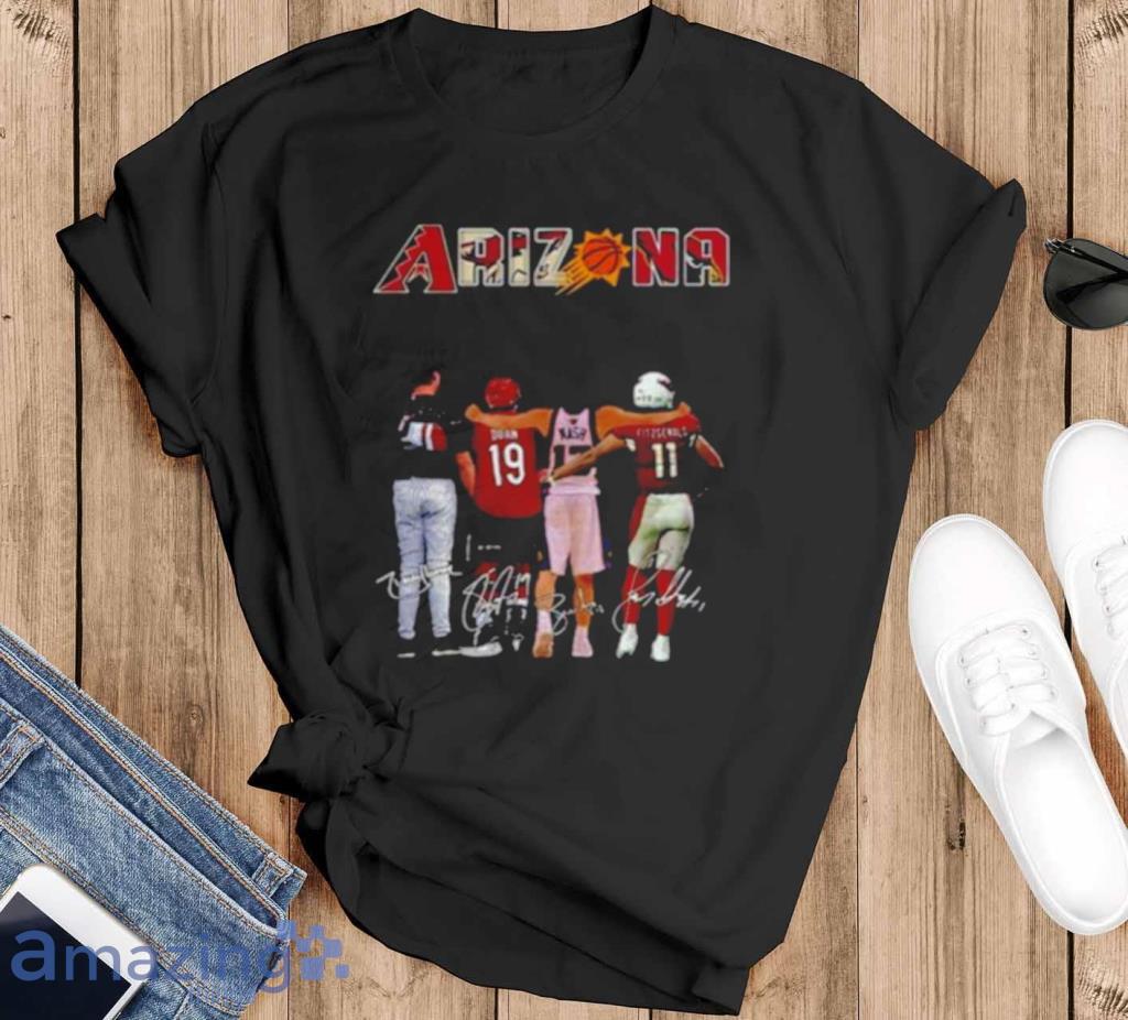 Arizona Diamondbacks Johnson 51 Arizona Cardinals Fitzgerald 11 Arizona Shane Doan 11 Arizona Phoenix Nash 13 Shirt Product Photo 1