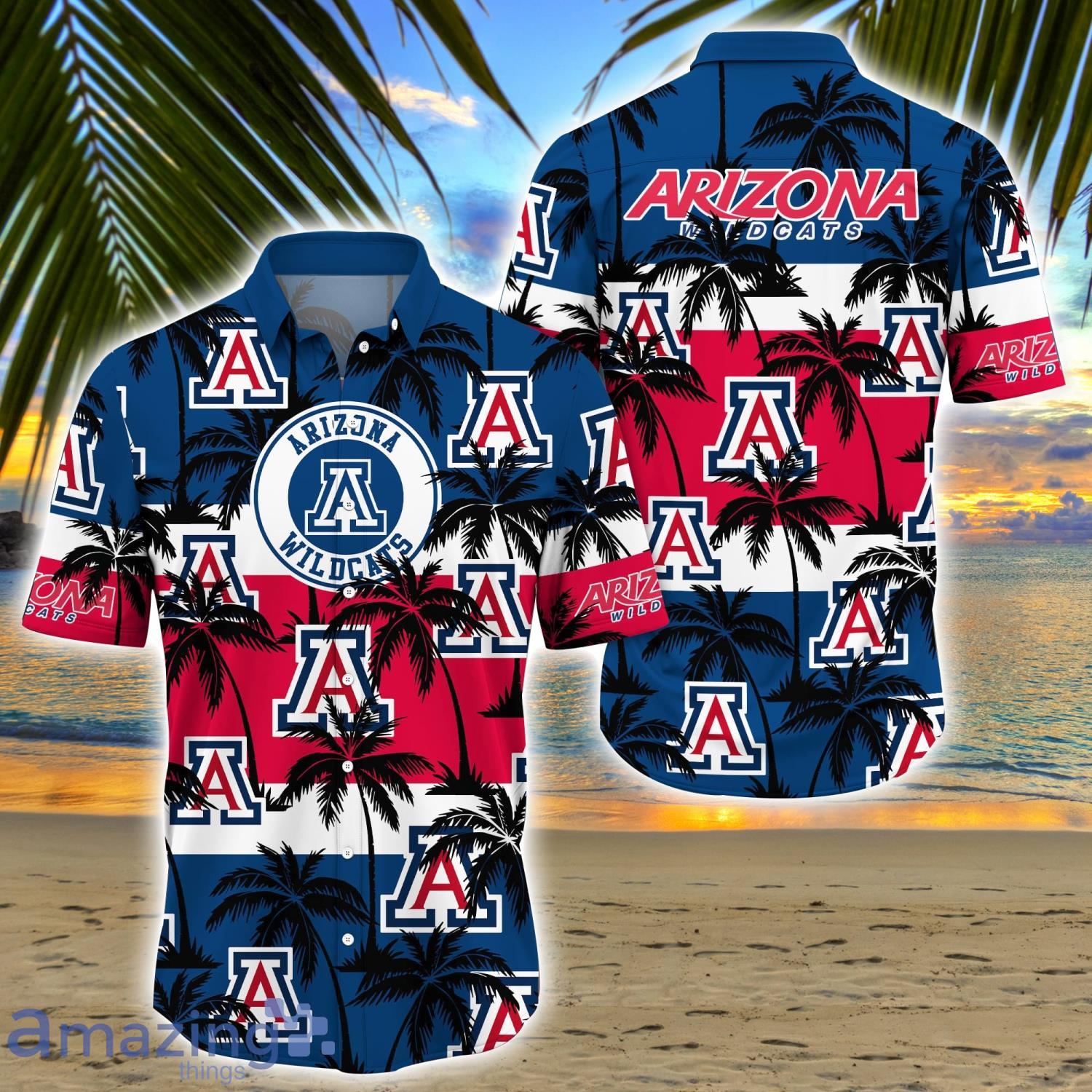 Arizona Cardinals All Over Print Logo And Coconut Trending Summer Gift  Aloha Hawaiian Shirt