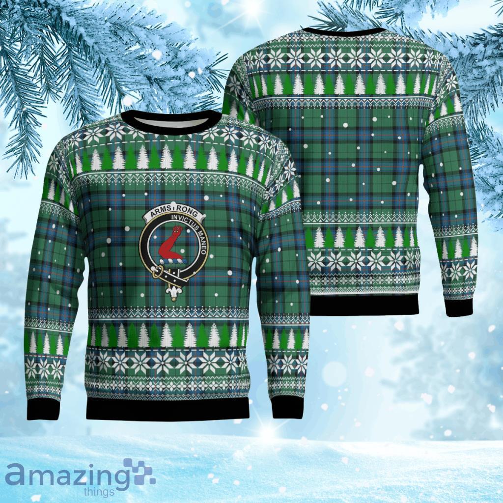 Armstrong Ancient Crest Tartan Christmas Ugly Sweater 3D Gift For Men And Women Product Photo 1