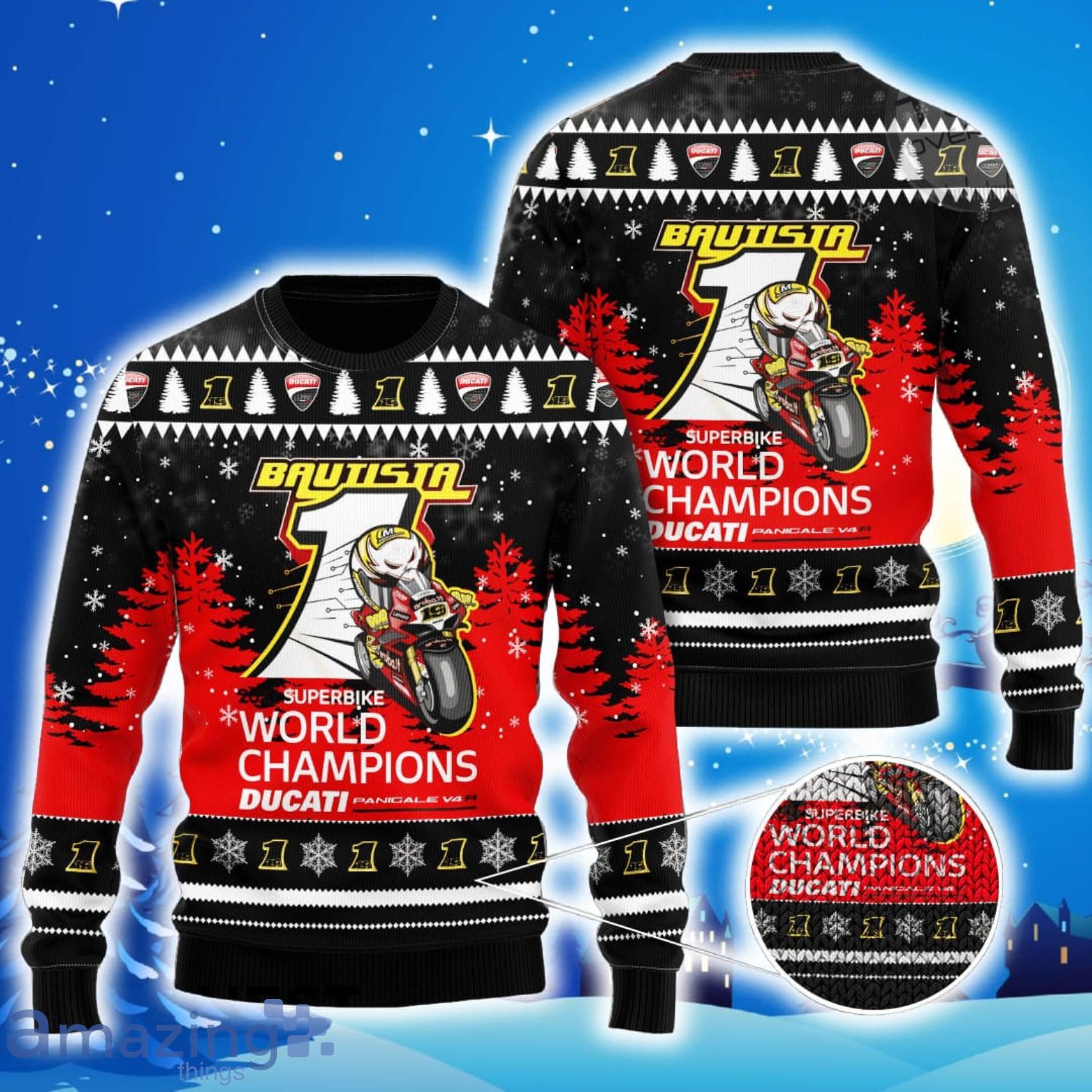 Aruba it Racing All Over Print Christmas Knitting Ugly Sweater Product Photo 1