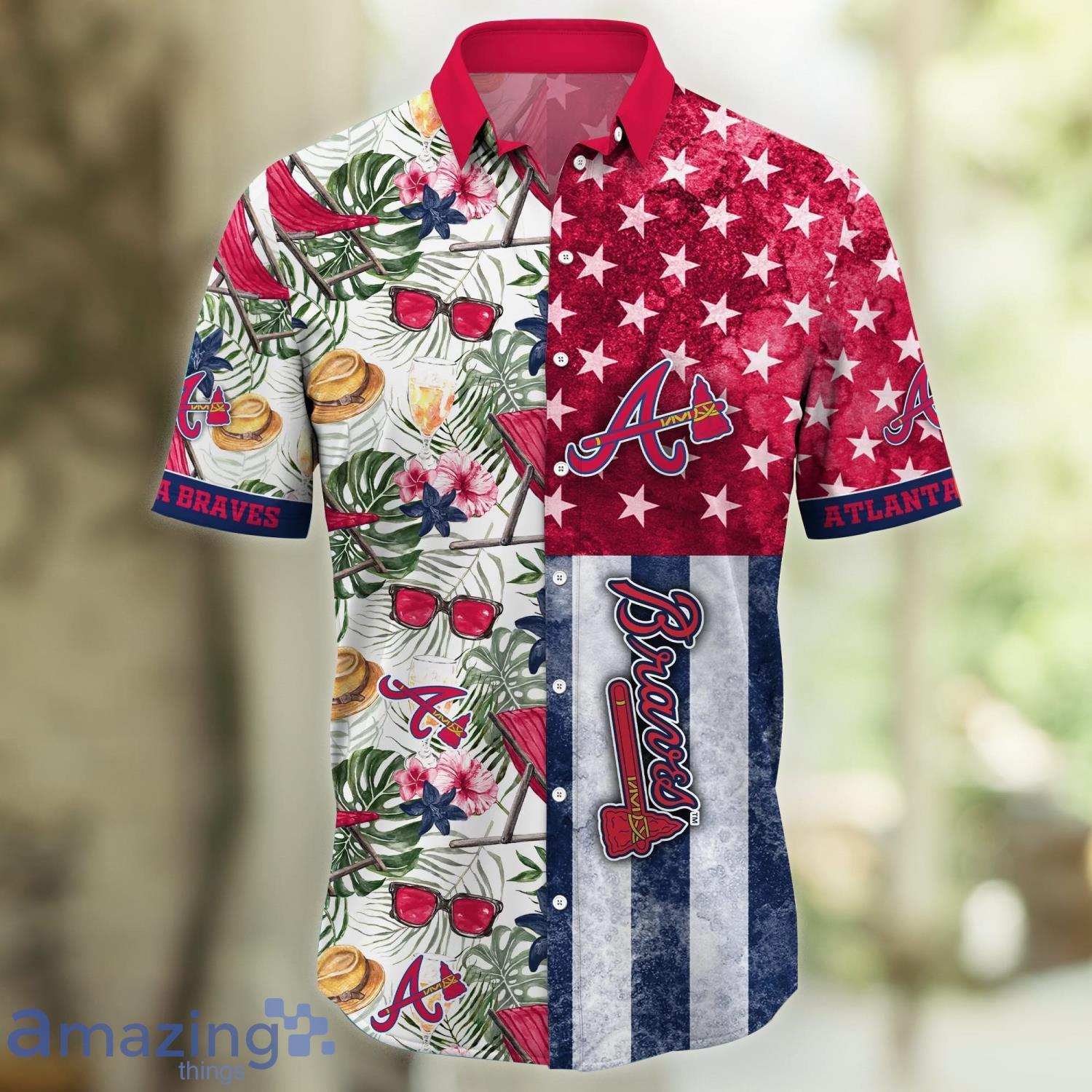 Atlanta Braves MLB Hawaiian Shirt Summerytime Aloha Shirt - Trendy Aloha