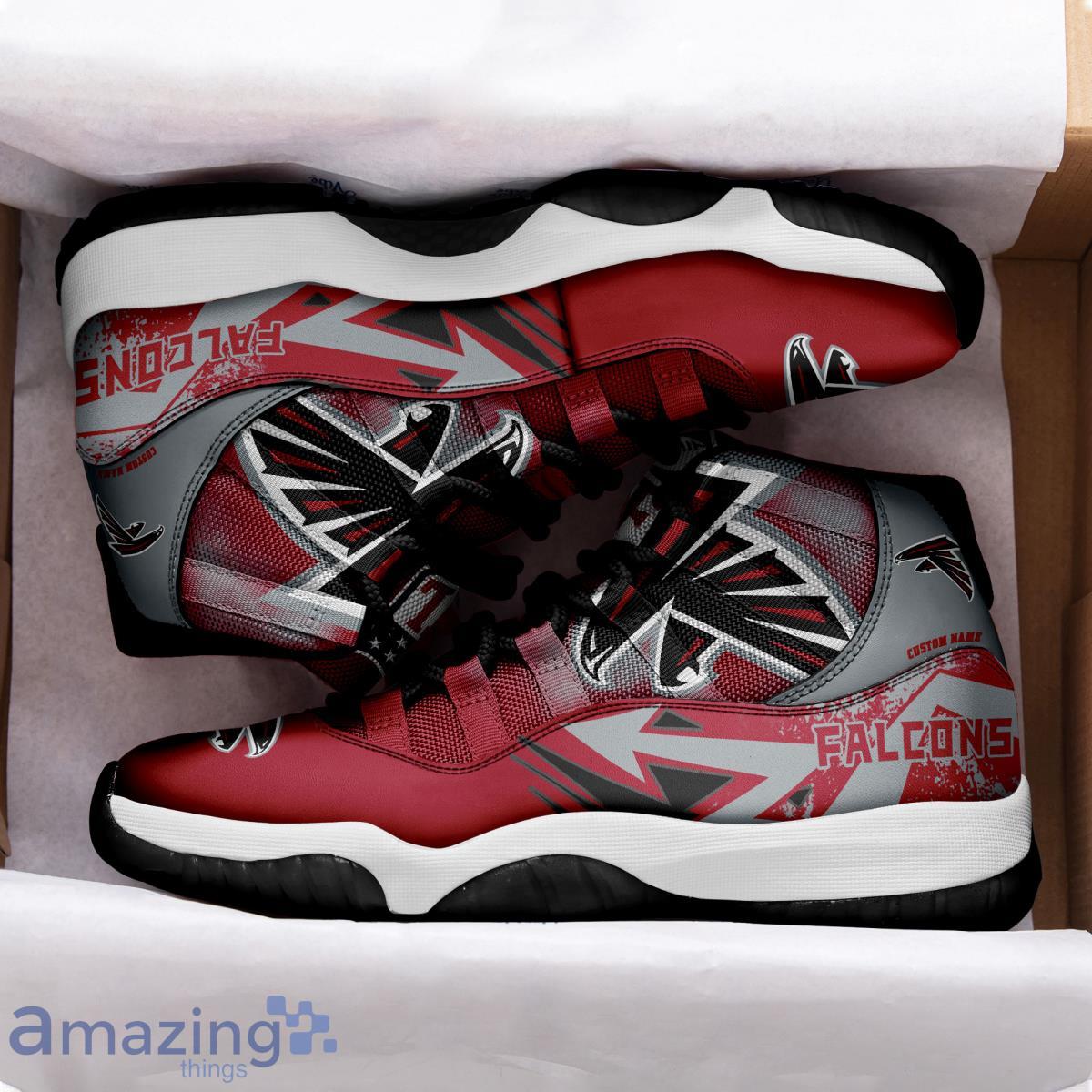 NFL Atlanta Falcons Football Team Air Jordan 11 Sneakers Shoes