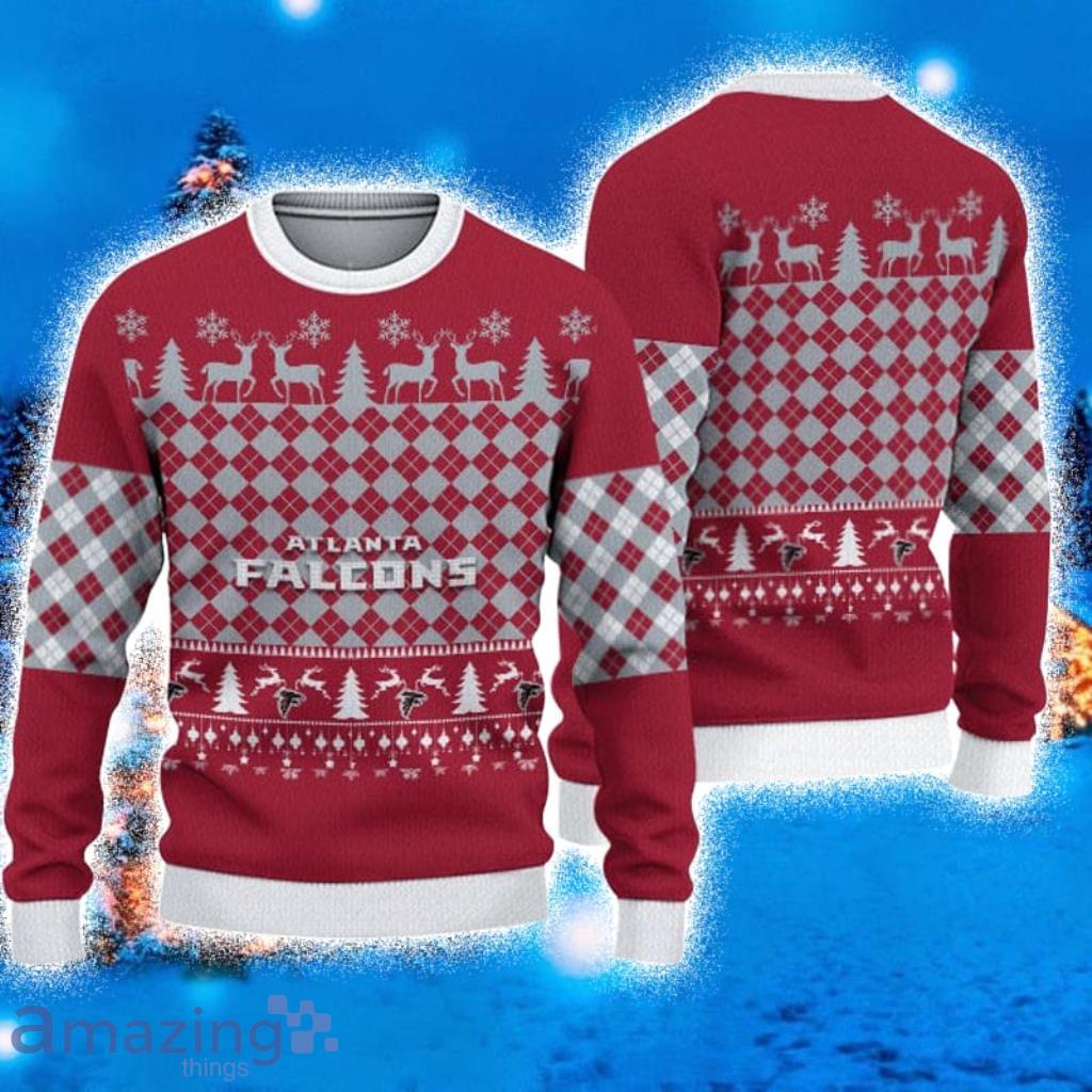 Atlanta Falcons Santa Ugly Christmas Sweater 3D Gift For Fans