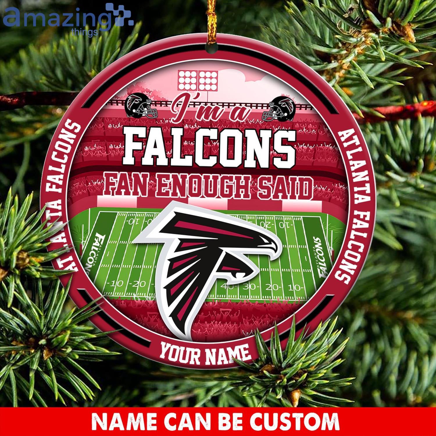 Atlanta Falcons NFL Christmas Ornament Custom Name For Fans Product Photo 1
