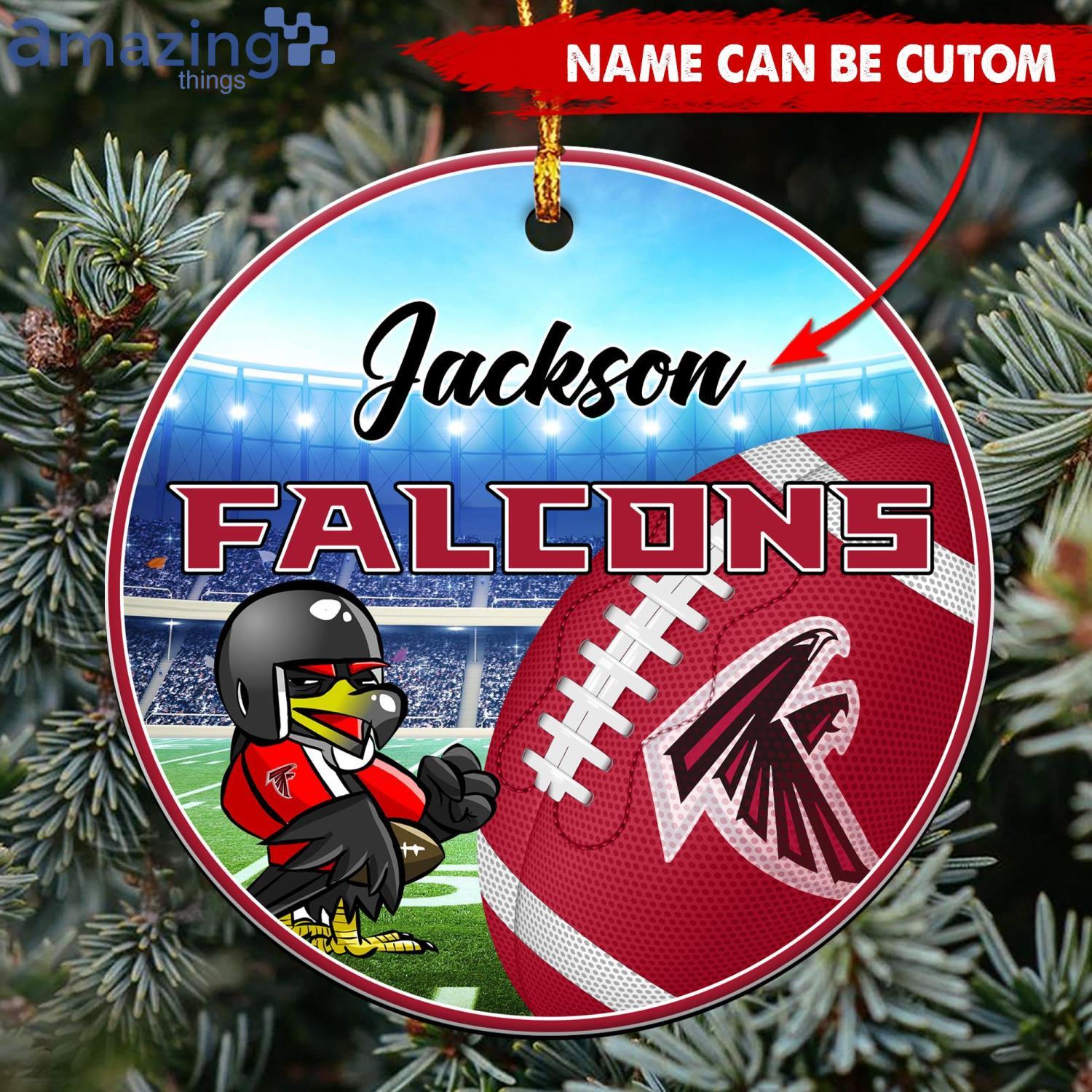 Atlanta Falcons NFL Fans Christmas Ornament Custom Name Product Photo 2
