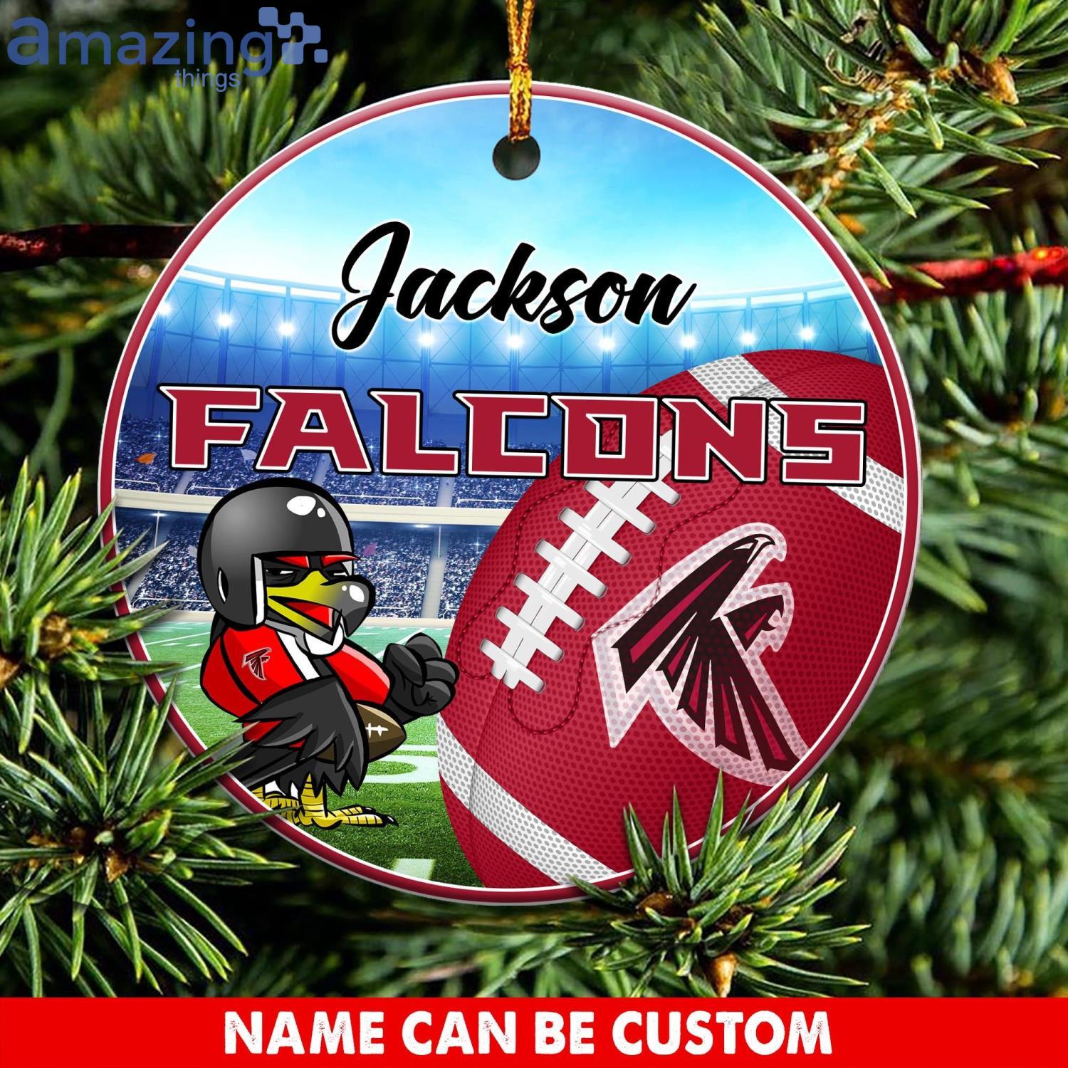 Atlanta Falcons NFL Fans Christmas Ornament Custom Name Product Photo 1