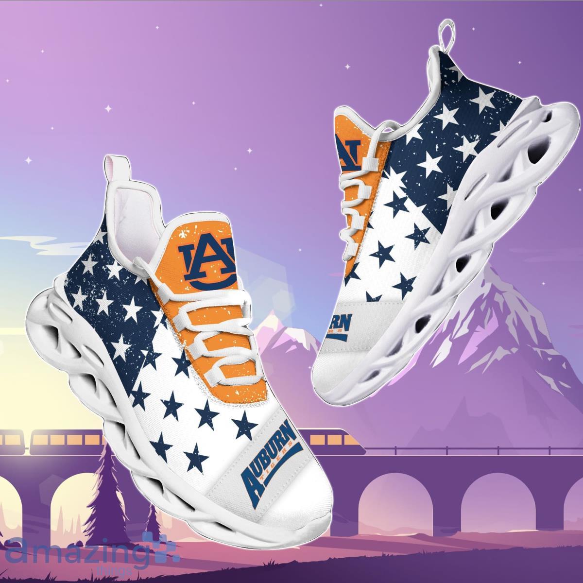 Auburn Tigers Chunky Sneakers, Max Soul Shoes Best Gift For Men And Women Product Photo 1