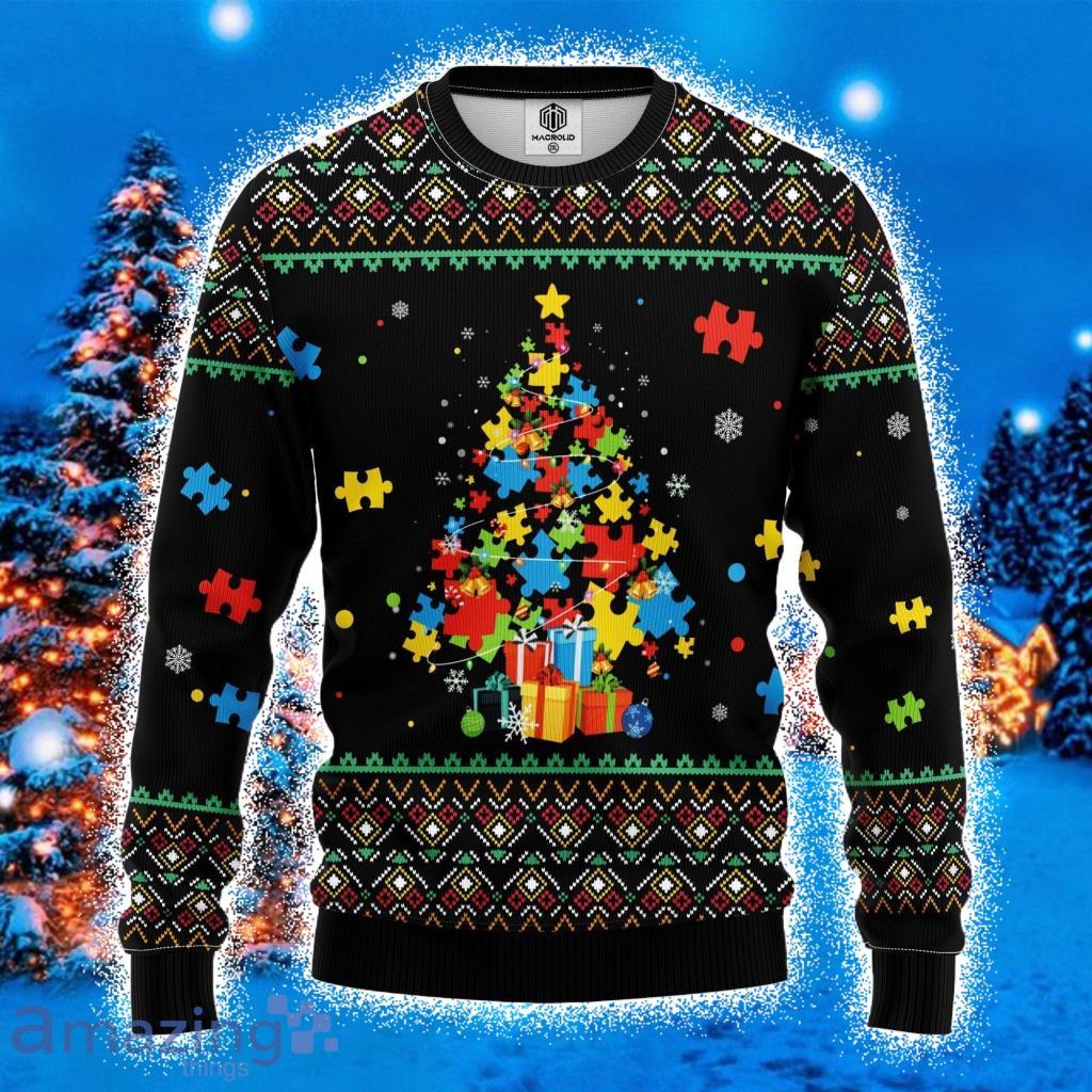 Autism Ugly Christmas Sweater 3D Gift For Men And Women Product Photo 1