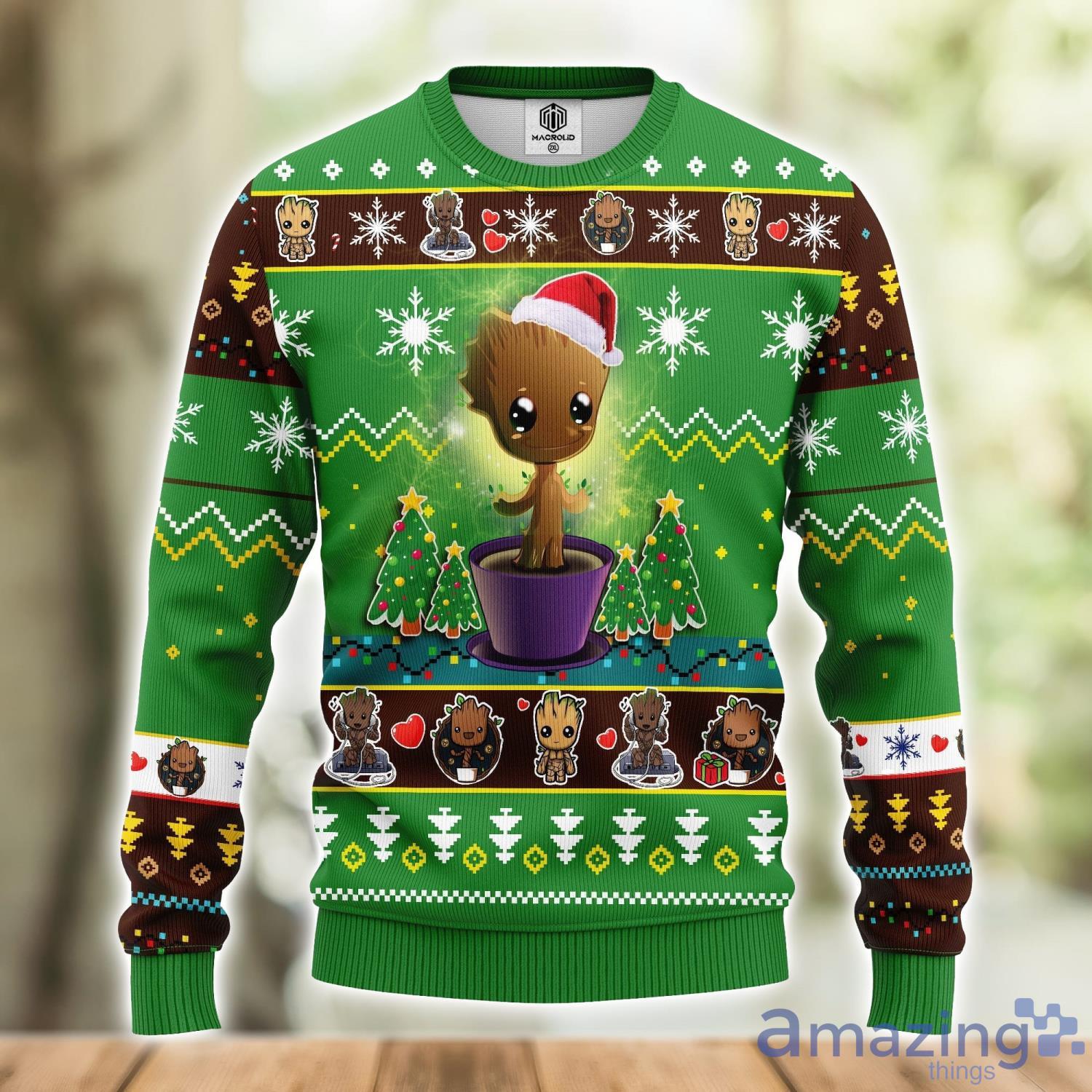 Baby groot christmas on sale sweater