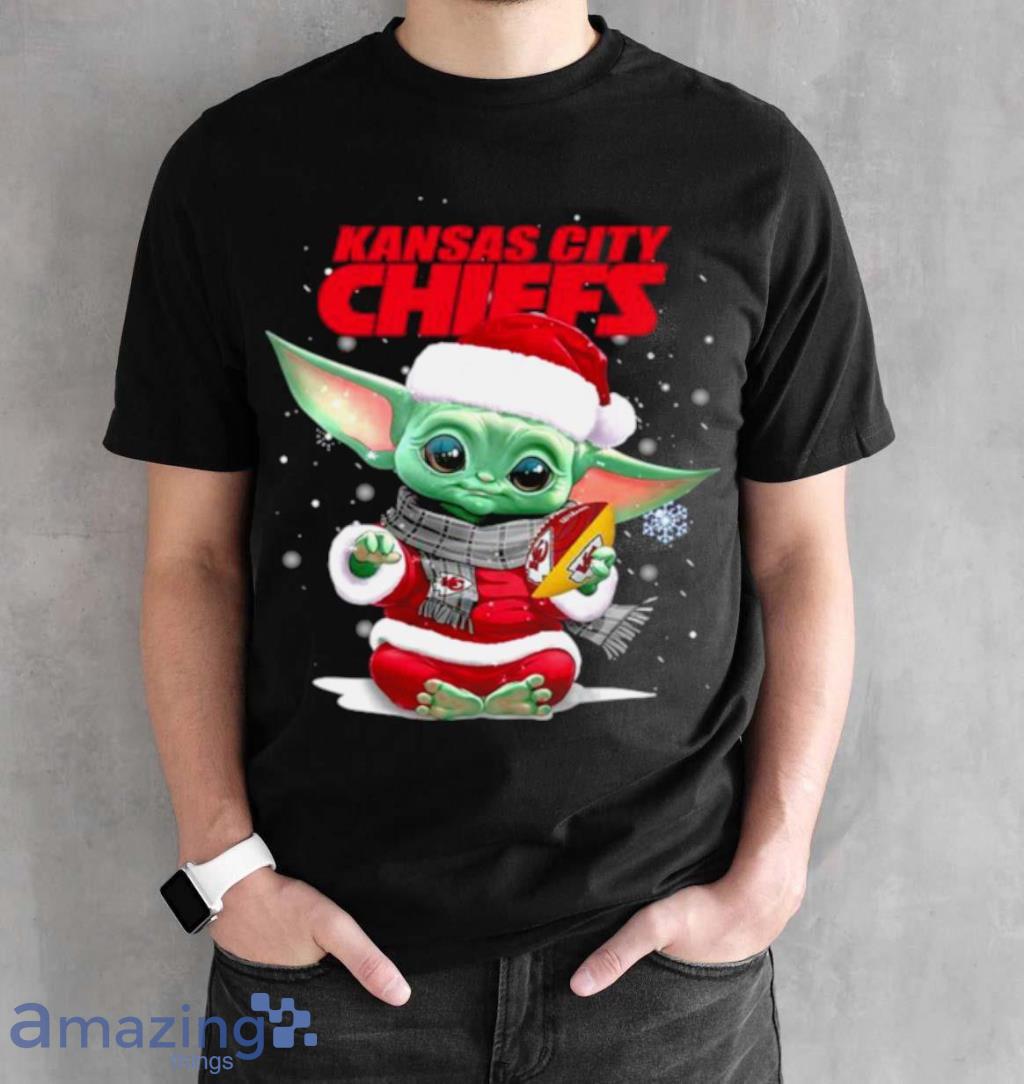 Kansas City Chiefs Christmas T-Shirt Baby Yoda Patrick's Day Super Bowl LIV  Champions T-Shirt - Peanutstee