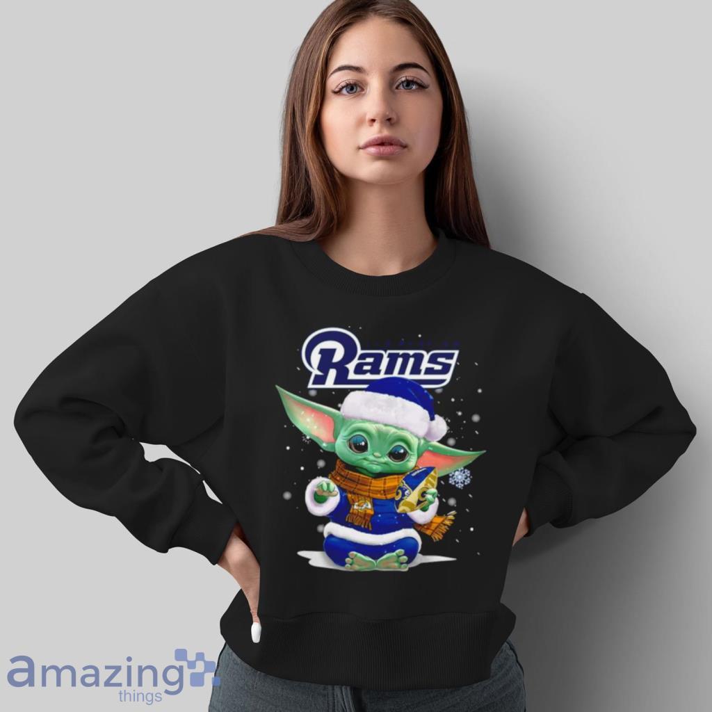 Baby Yoda Los Angeles Rams Football Christmas Shirt image Baby Yoda Los Angeles Rams Football Christmas Shirt Product Photo 8