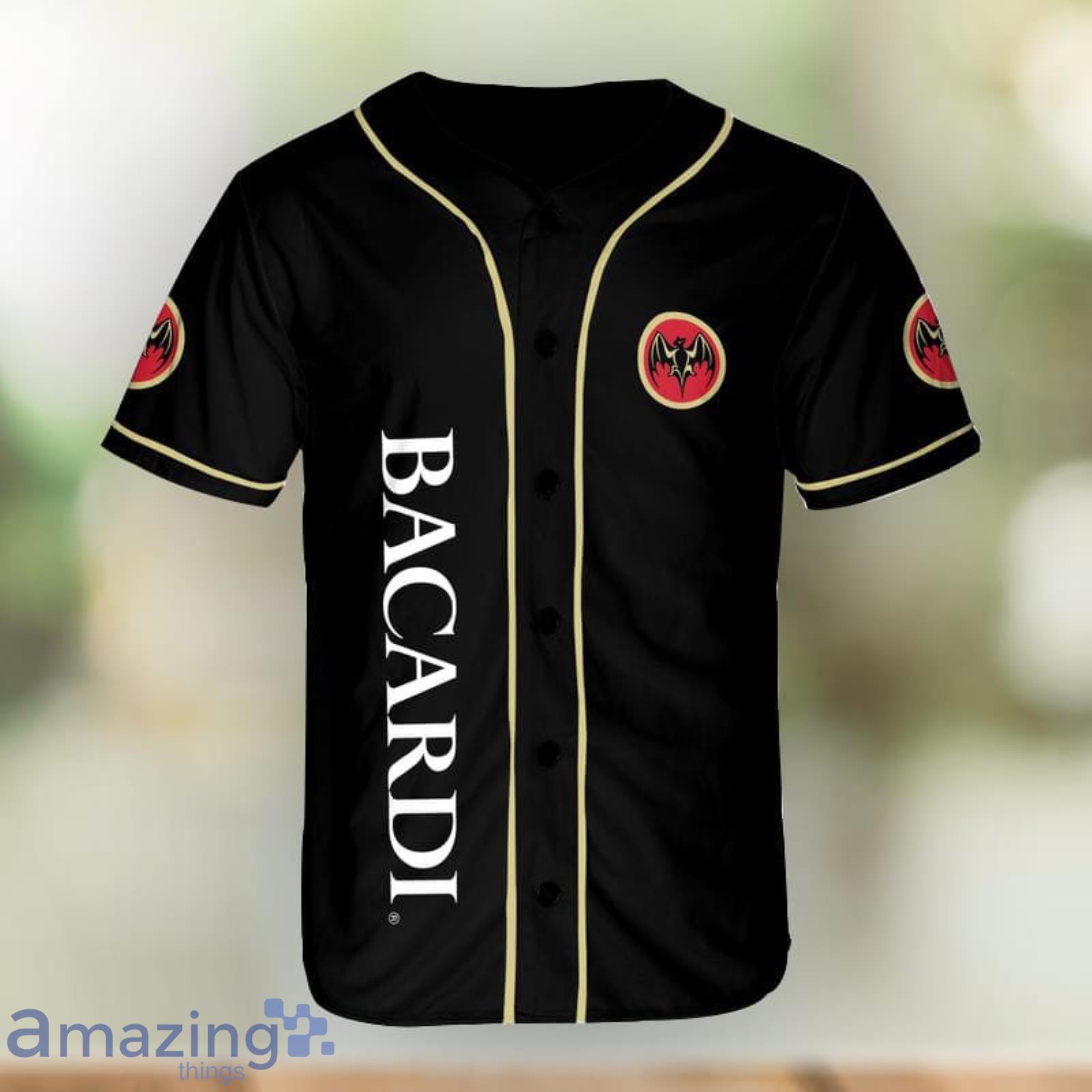 Bacardi 3D Black Baseball Jersey Shirt Gift For Men And Women Product Photo 1