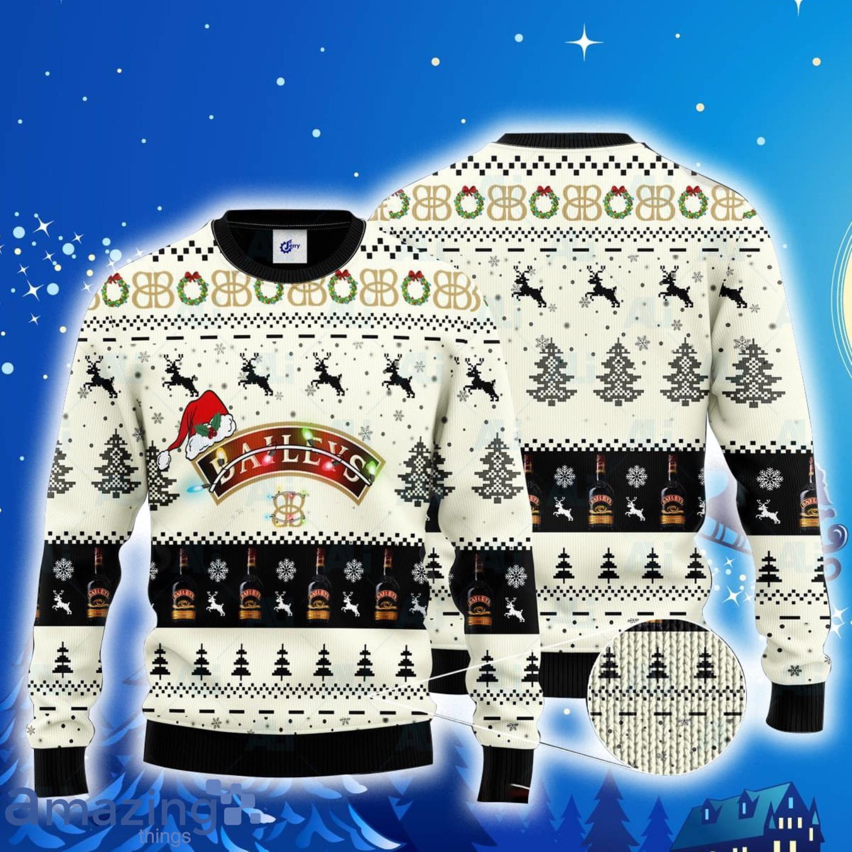Baileys Santa Ugly All Over Print Christmas Knitting Ugly Sweater Gift For Christmas Product Photo 1