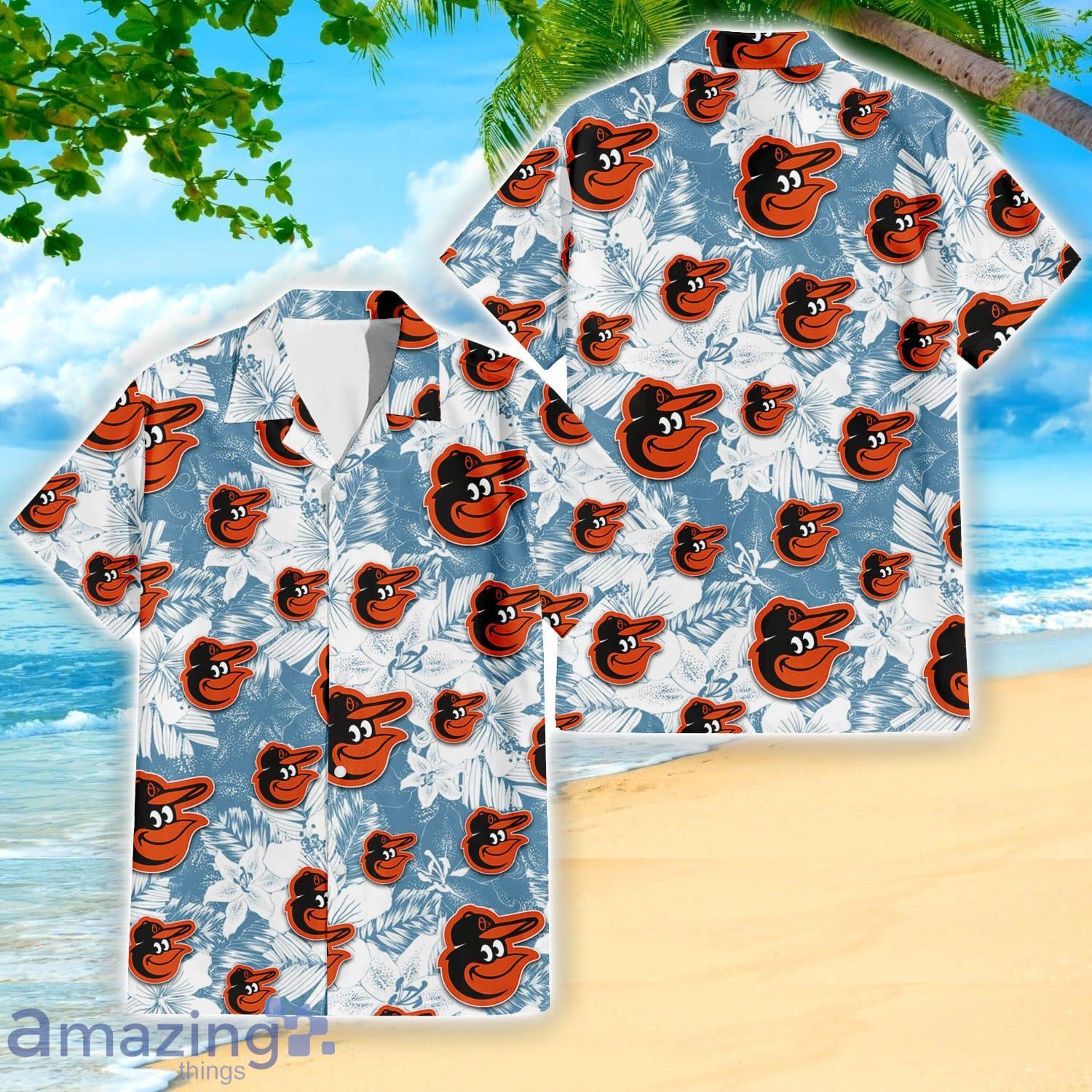 Baltimore Orioles Hawaiian Short Sleeve Hawaiian Shirt Orioles