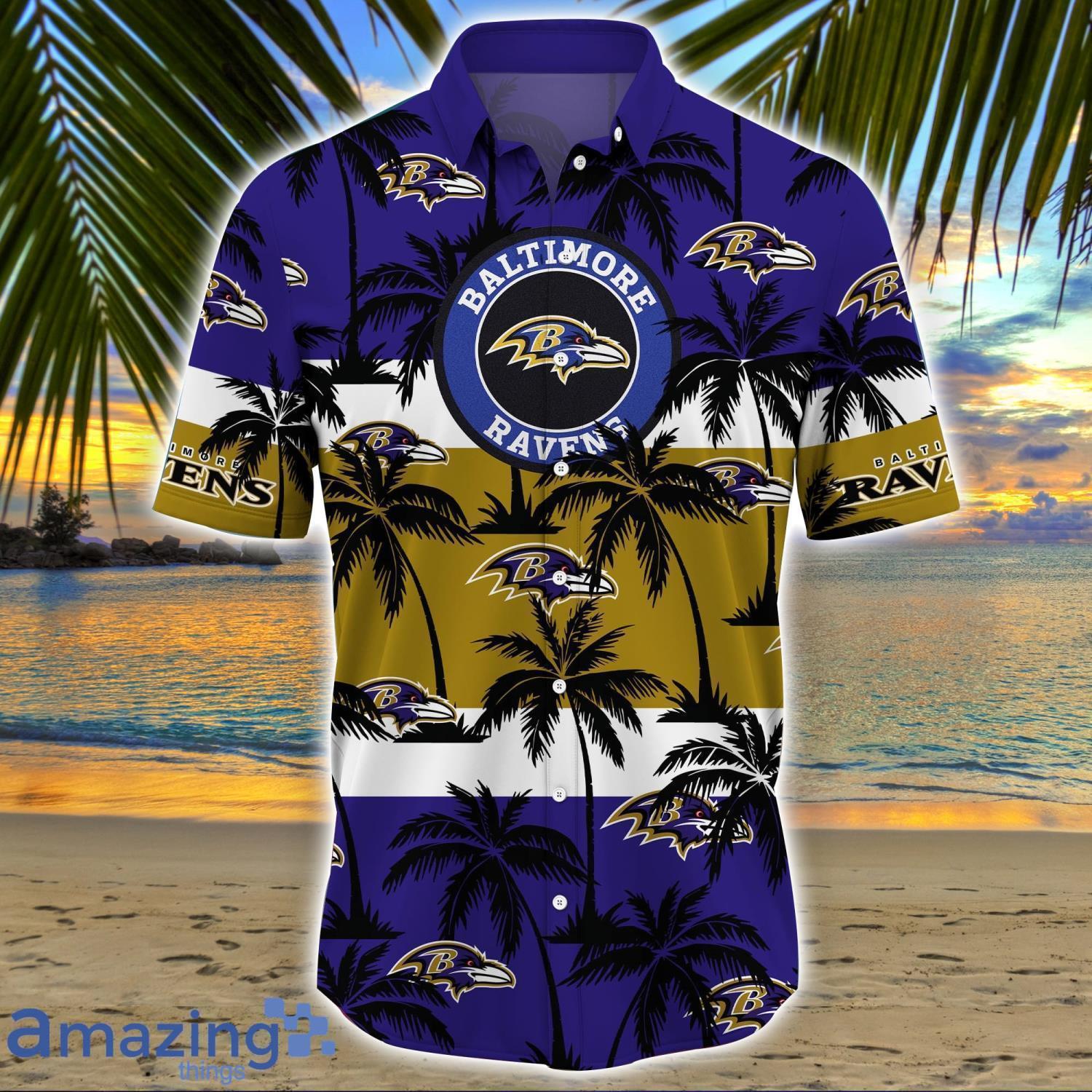 Baltimore Ravens All Over Print Logo And Coconut Trending Summer Gift Aloha  Hawaiian Shirt