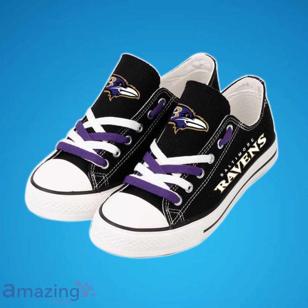 Baltimore Ravens New Low Top Shoes 009 Product Photo 1
