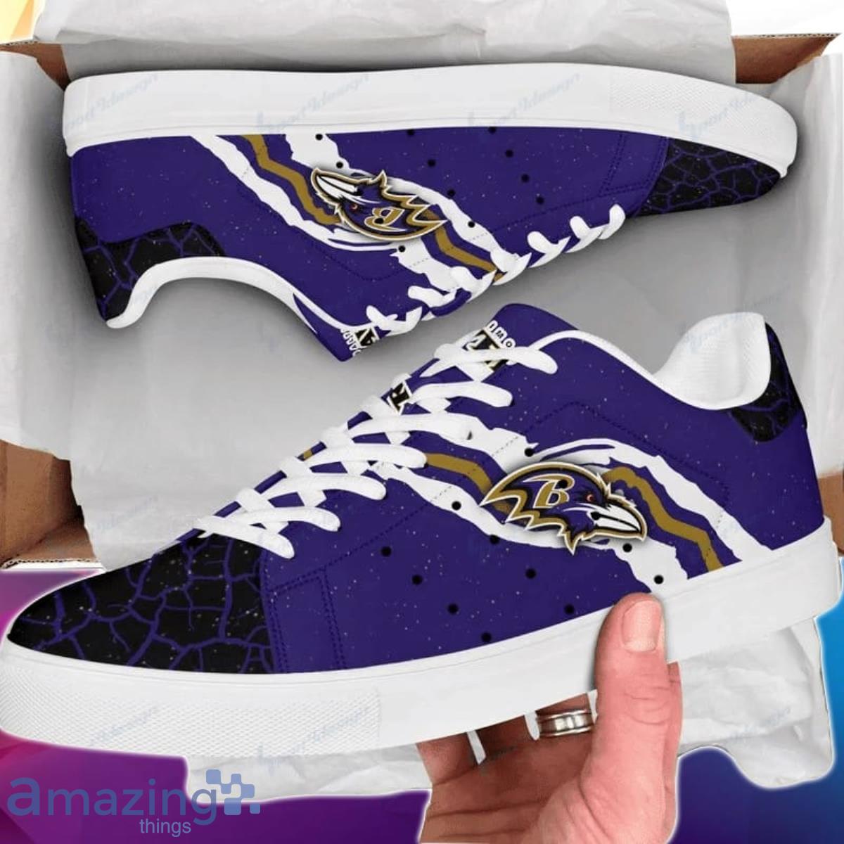 Baltimore Ravens Stan Smith Sneakers Best Gift For Men And Women Fans Product Photo 1