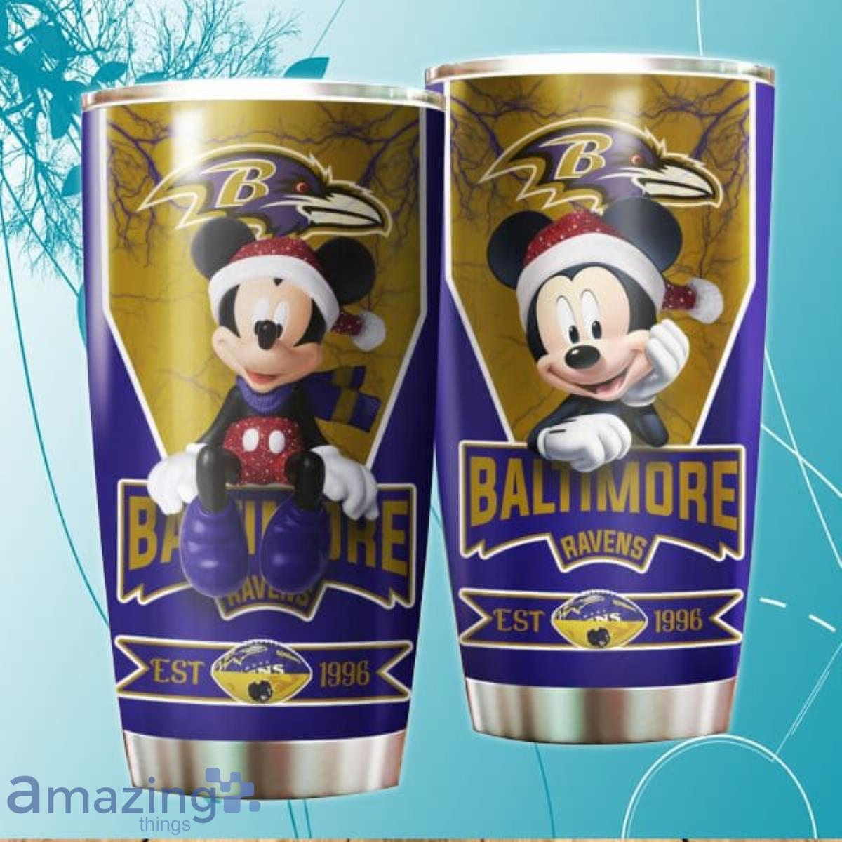 Baltimore Ravens Tumbler Mickey NFL For Fan Product Photo 1