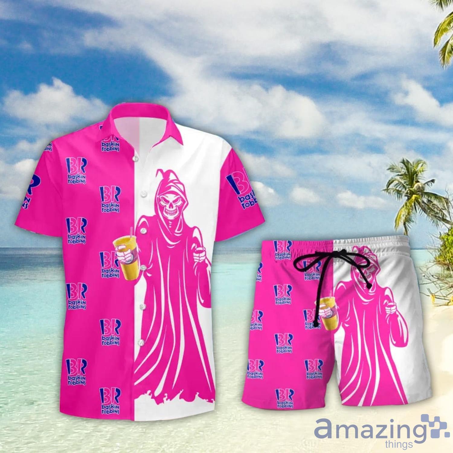 Baskin Robbins Death Halloween Men And Women Hawaiian Shirt And Shorts Halloween Gift Product Photo 1 Baskin Robbins Death Halloween Men And Women Hawaiian Shirt And Shorts Halloween Gift Product Photo 1