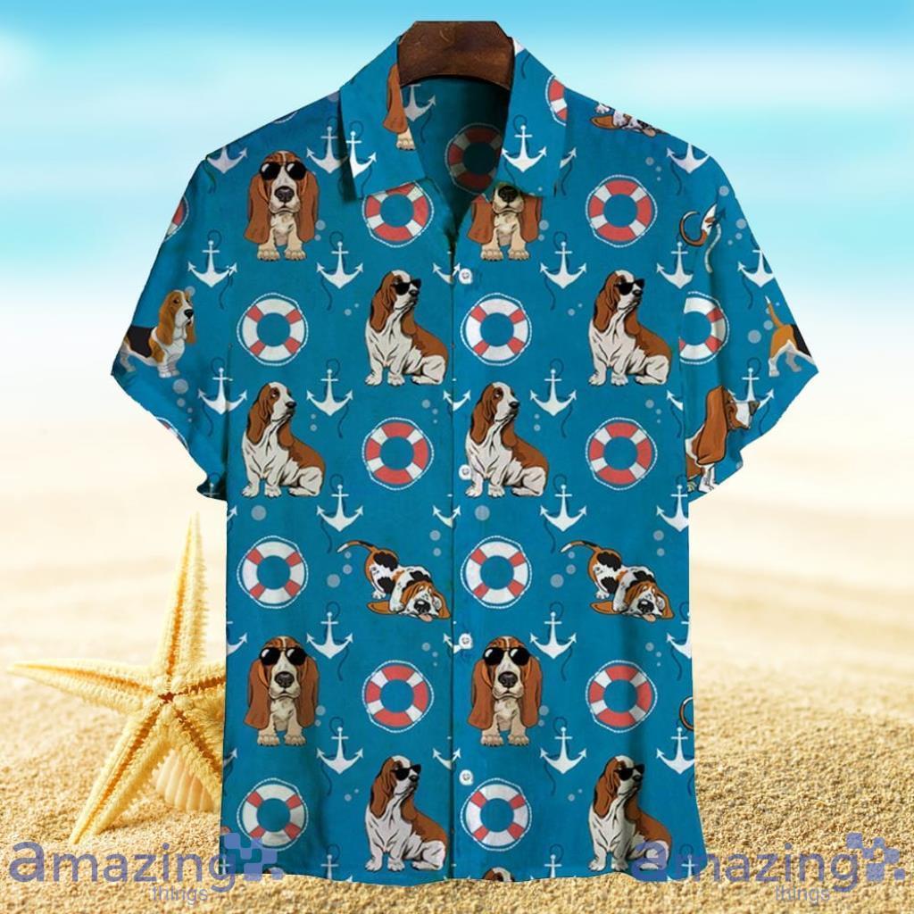 Basset Hound Hawaiian Shirt Tropical Lover Xmas Gift Product Photo 1
