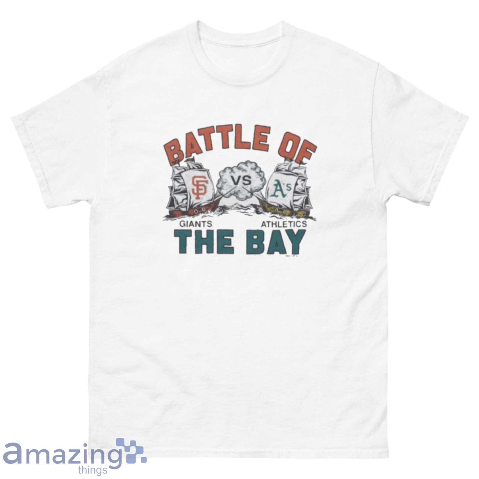 Battle Of The Bay San Francisco Giants Vs Oakland Athletics Shirt - 500 Men’s Classic Tee Gildan