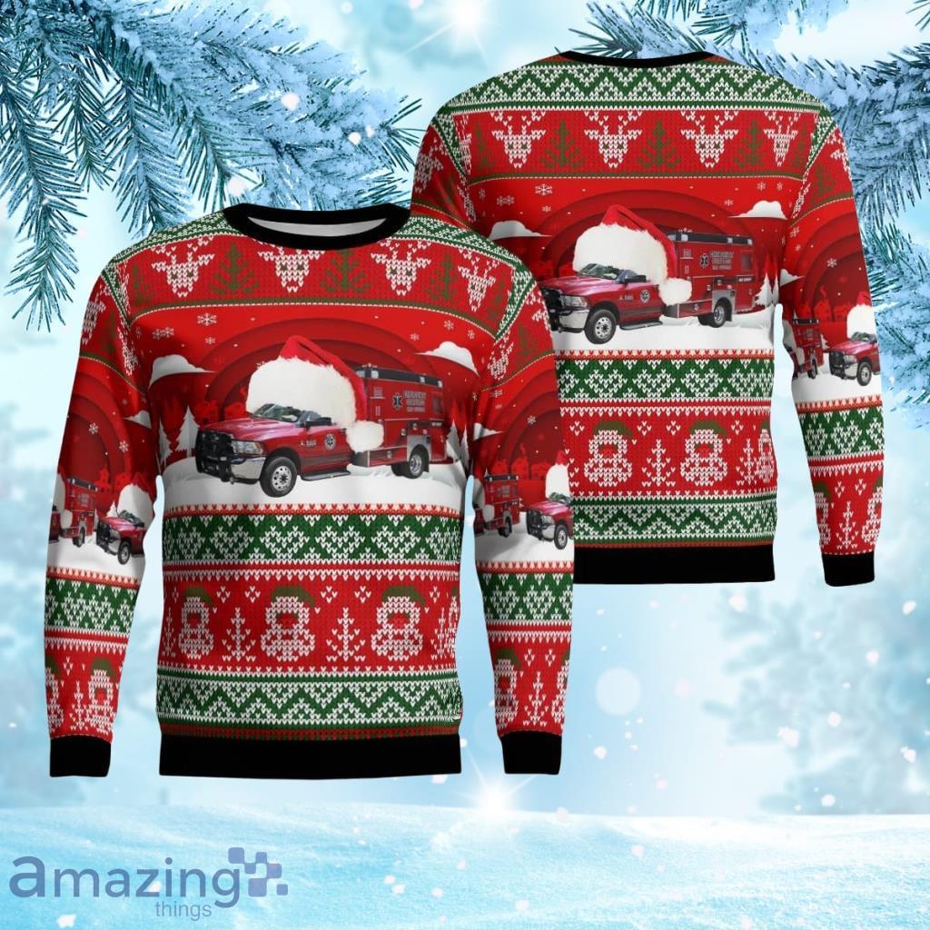 Bay County Ems Christmas AOP Christmas Ugly Sweater 3D Product Photo 1
