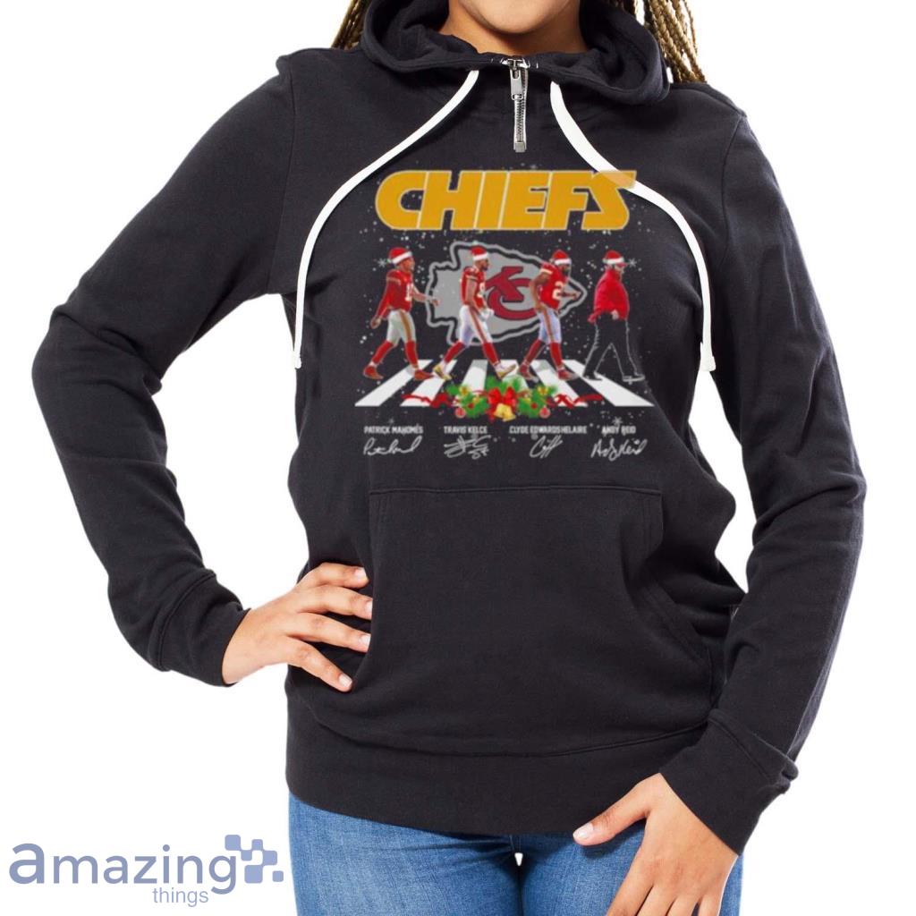 Best Satan Kansas City Chiefs Abbey Road Signatures Christmas Shirt image Best Satan Kansas City Chiefs Abbey Road Signatures Christmas Shirt Product Photo 7