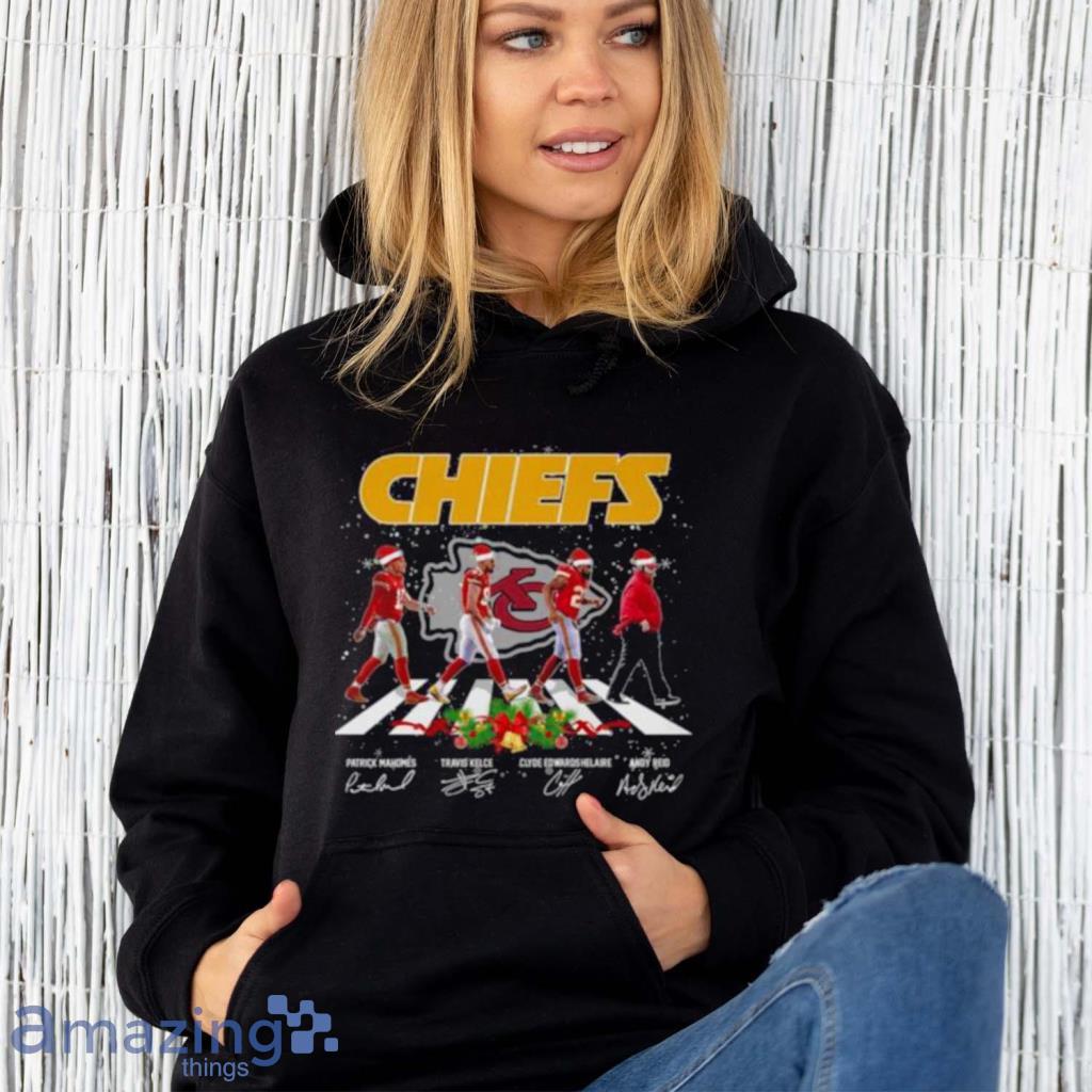 Best Satan Kansas City Chiefs Abbey Road Signatures Christmas Shirt image Best Satan Kansas City Chiefs Abbey Road Signatures Christmas Shirt Product Photo 9