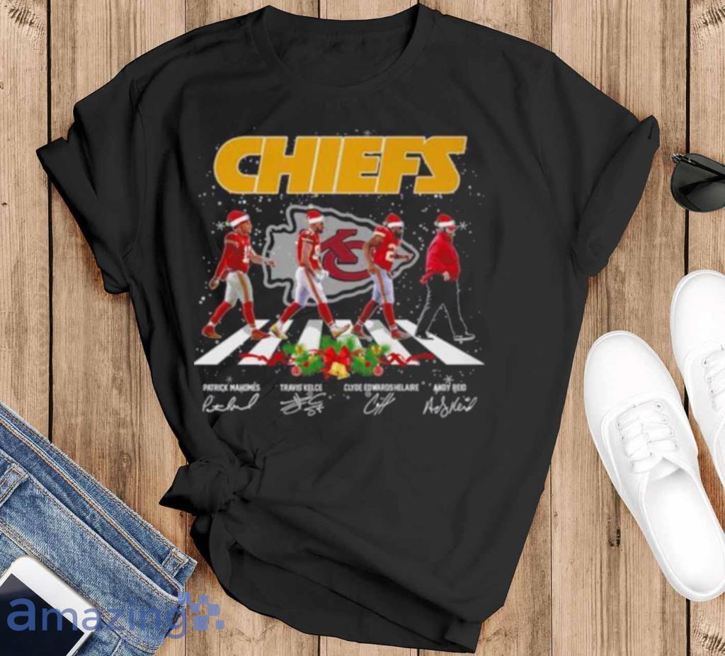 Best Satan Kansas City Chiefs Abbey Road Signatures Christmas Shirt Product Photo 1 Best Satan Kansas City Chiefs Abbey Road Signatures Christmas Shirt Product Photo 1