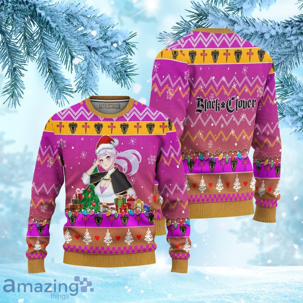 Black Clover Noelle Ugly Christmas Sweater 3D Gift For Big Fans Product Photo 1
