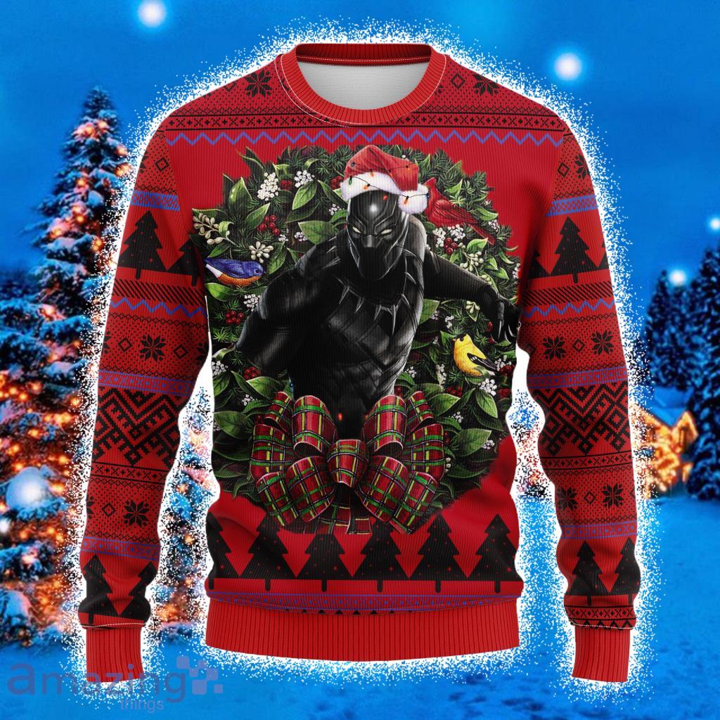 Black Panther Noel Mc Ugly Christmas Sweater 3D Gift For Men And Women
