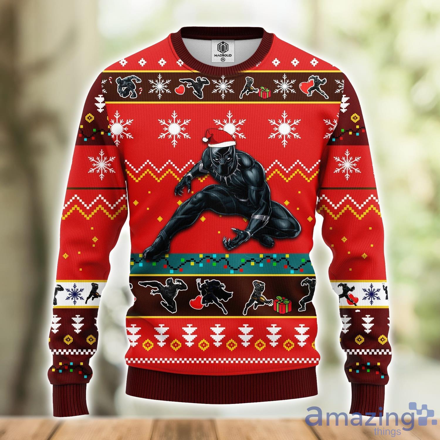 Black panther ugly clearance sweater