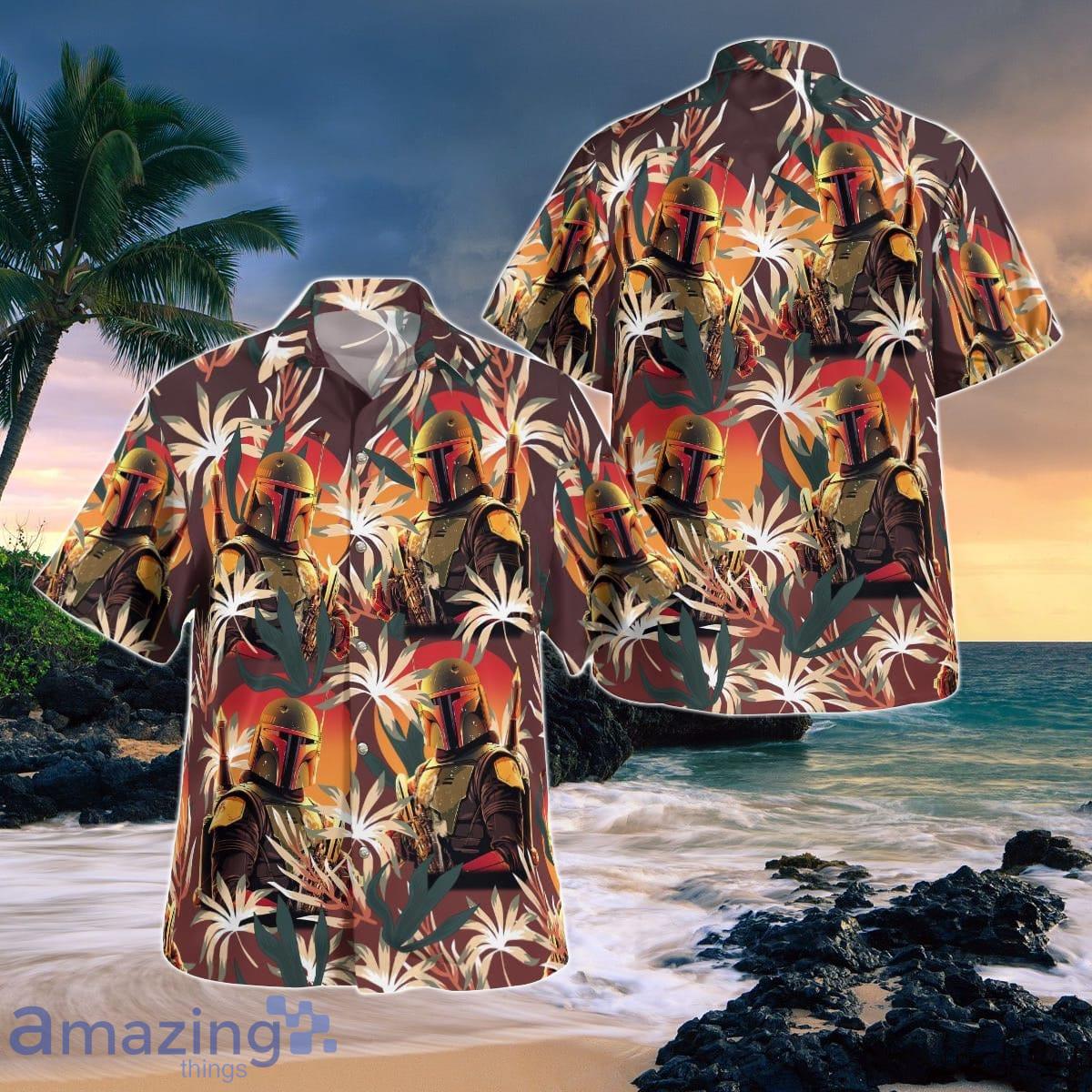 BOBA FETT PALM LEAVES- HAWAIIAN SHIRT Best Gift For Men And Women Product Photo 1