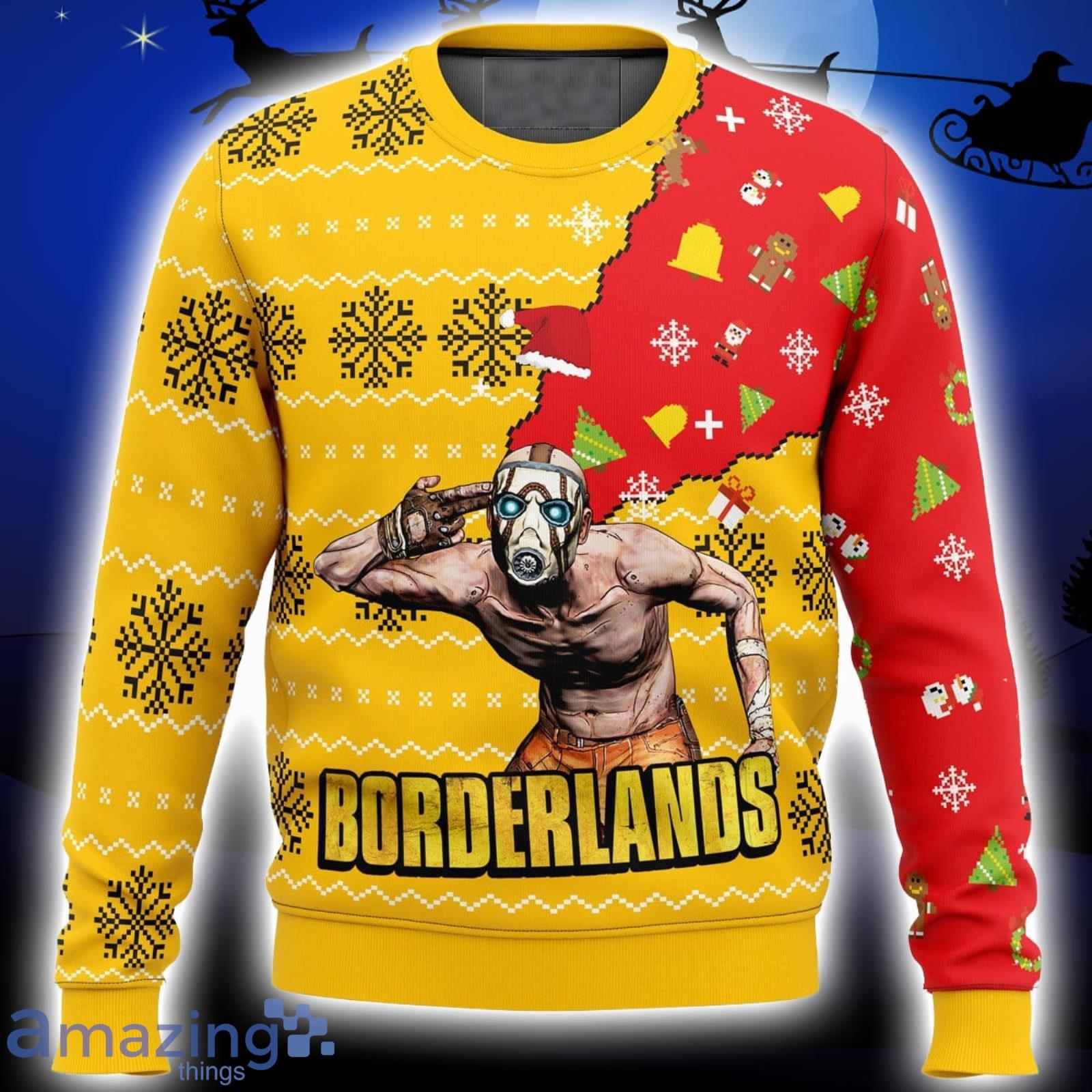 Borderlands ugly clearance christmas sweater