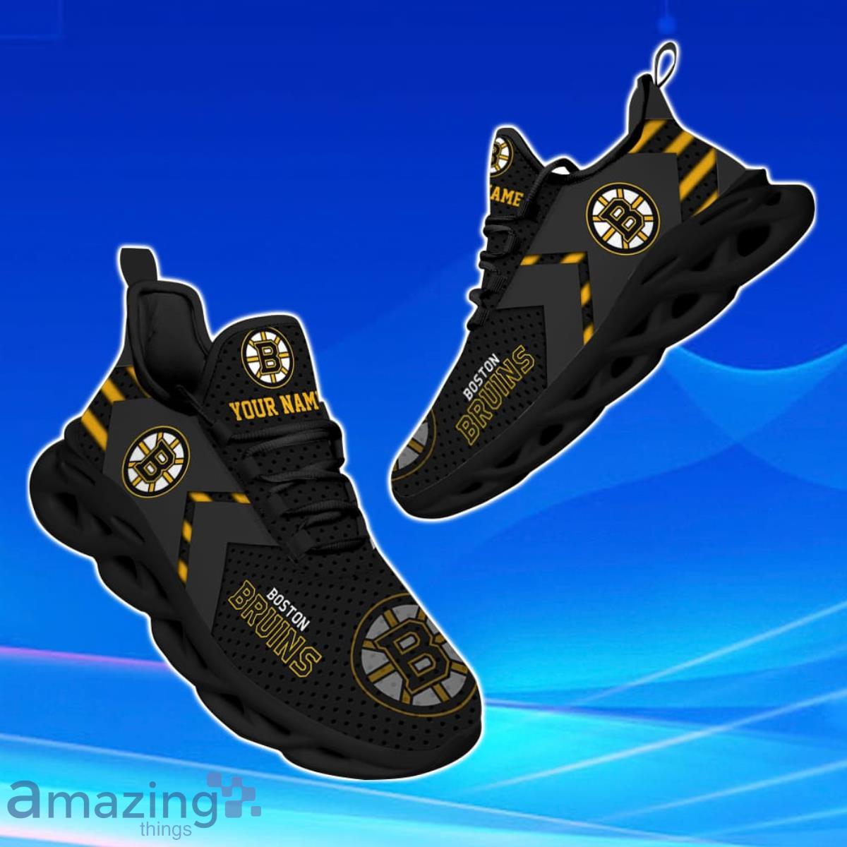 Personalize NHL Boston Bruins Max Soul Sneakers Running Shoes - T-shirts  Low Price