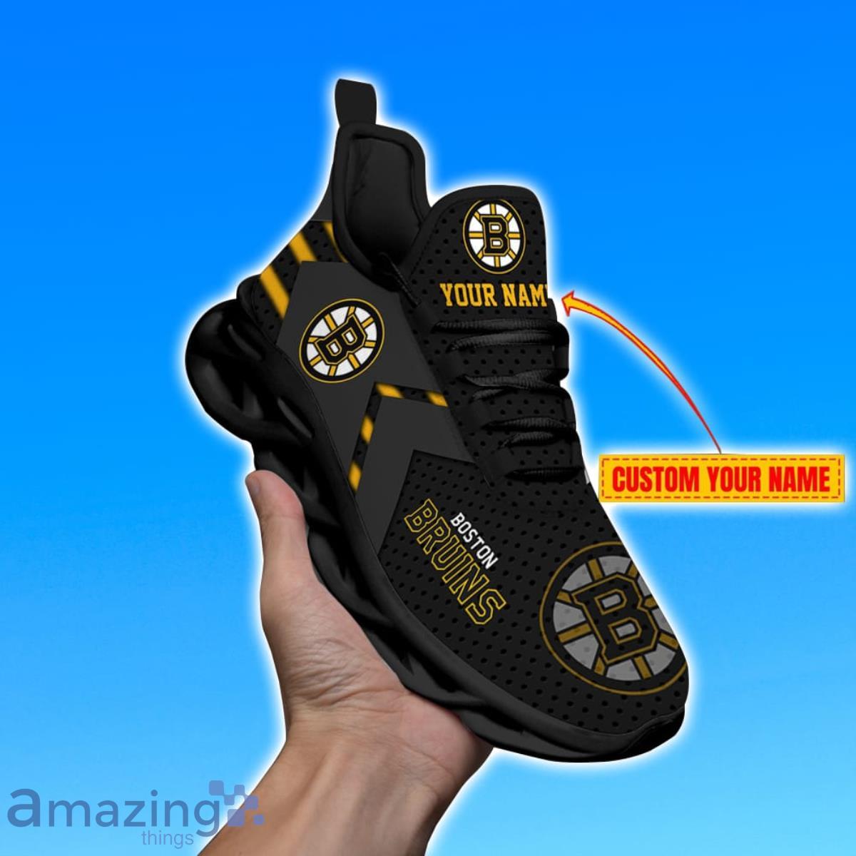 Boston Bruins Personalized NHL Luxury Max Soul Shoes Gift Fans Product Photo 1