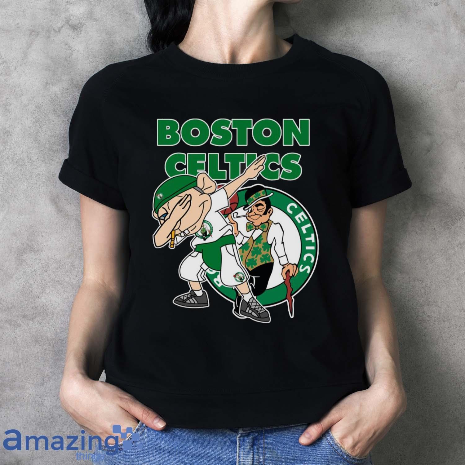 Boston Celtics NBA T Shirt Youth Small Gray Green Black 90% Cotton