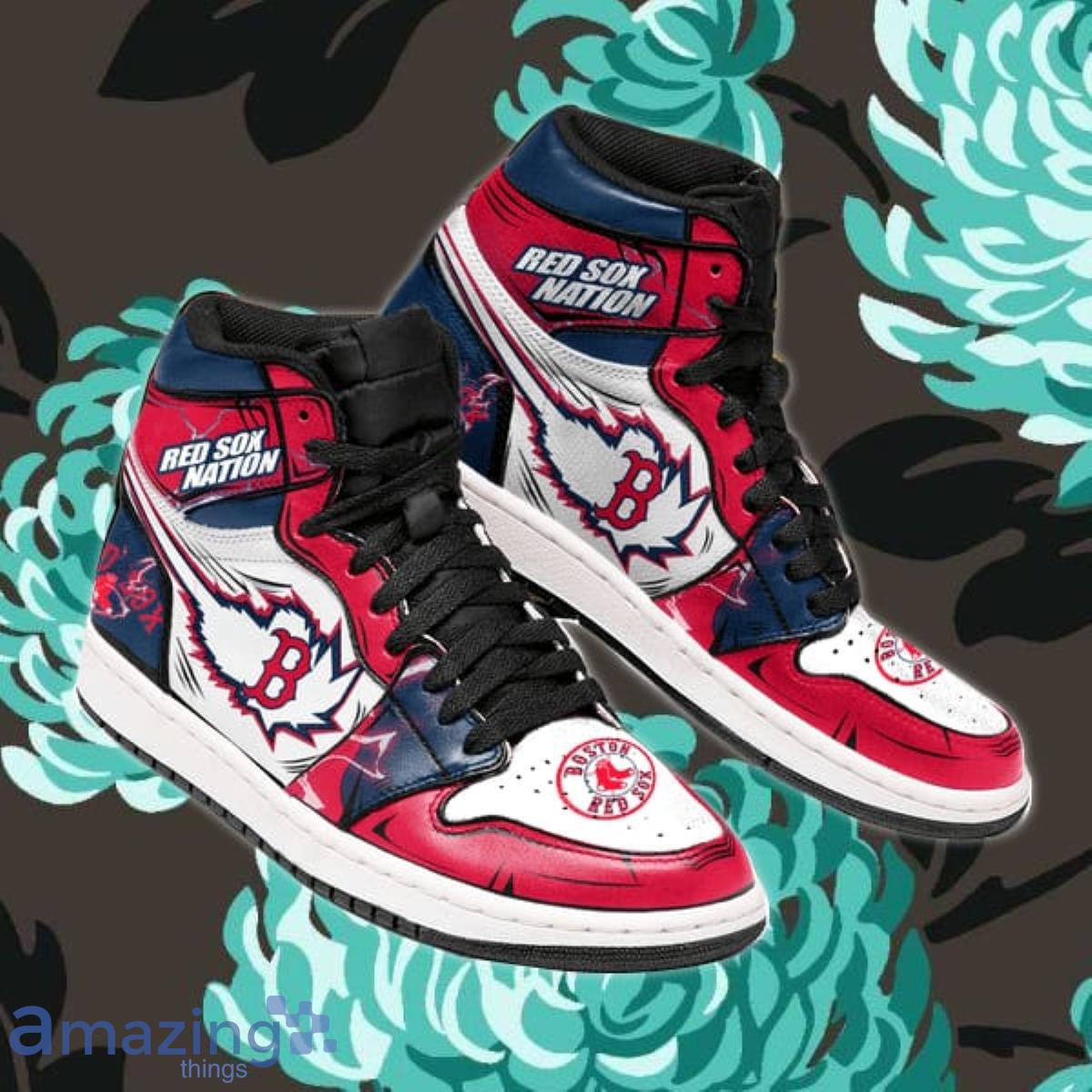Boston Red Sox MLB Air Jordan Hightop Impressive Gift Product Photo 1