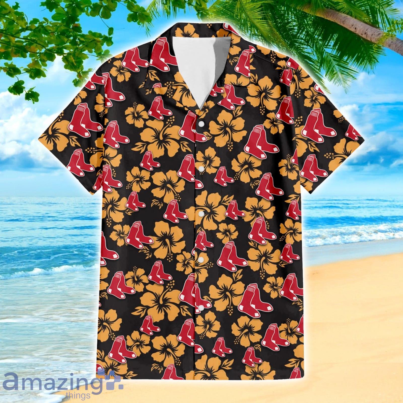 Boston Red Sox Hibiscus Tropical Hawaiian Shirt Men And Women