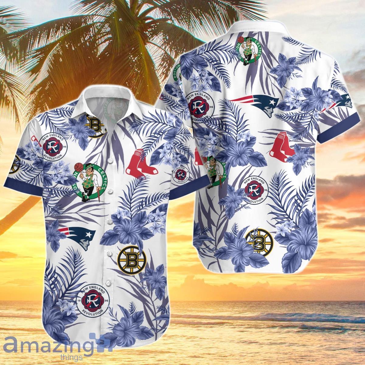 Bruins,Patriots,Red Sox,Celtics,Revolution Hawaiian Shirt Best Gift For  Fans Men And Women