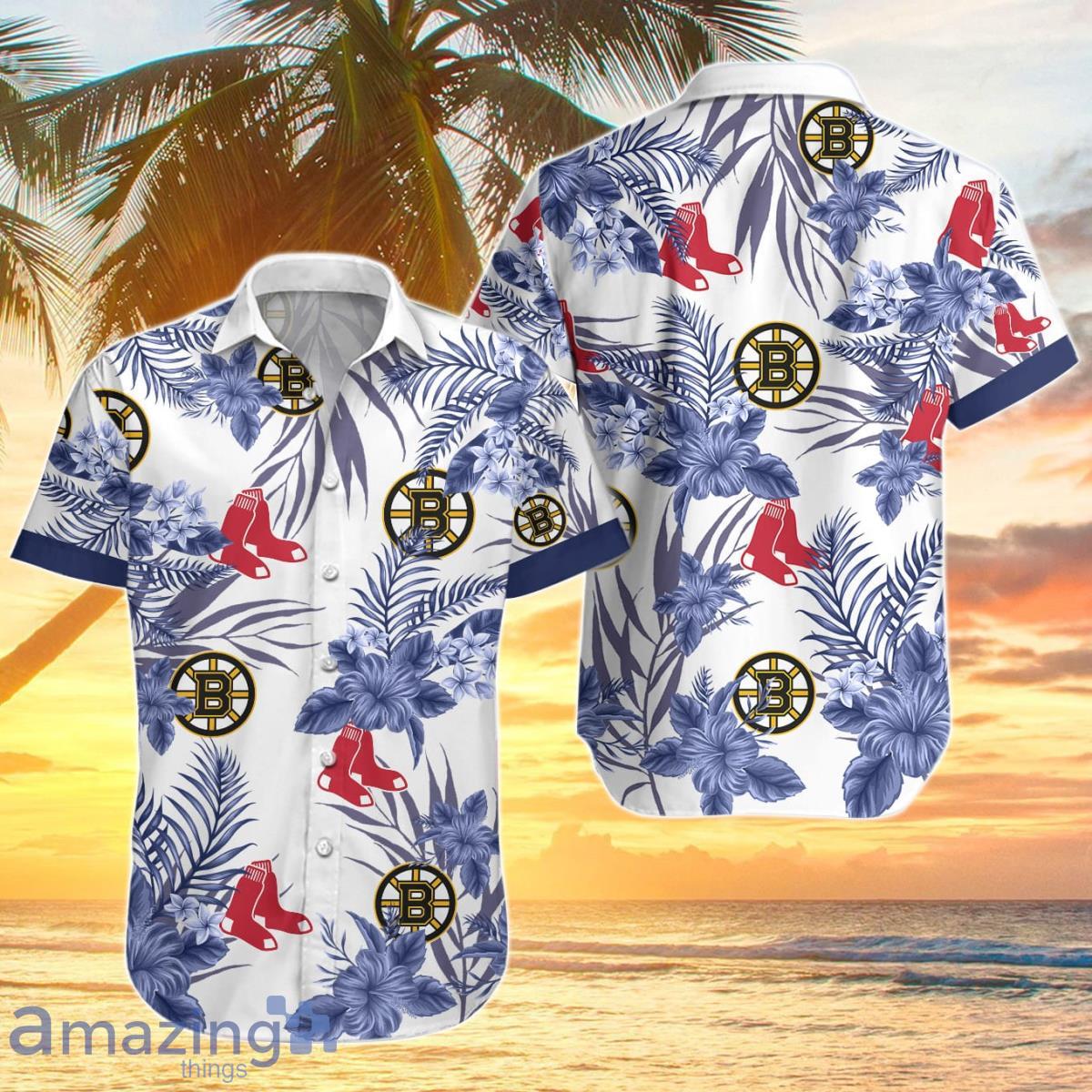 Bruins,Red Sox Hawaiian Shirt Best Gift For Fans Men And Women Product Photo 1