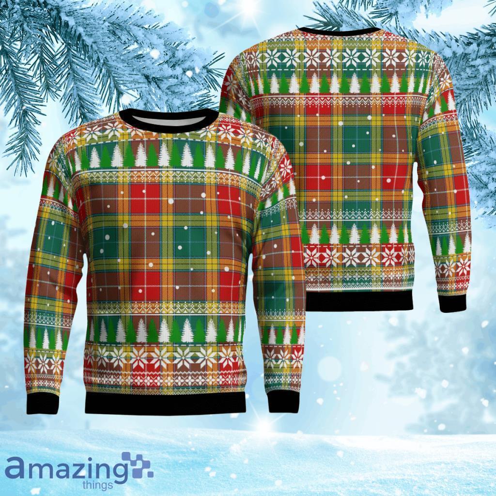 Buchanan Old Sett Tartan Christmas Ugly Sweater 3D Gift For Men And Women Product Photo 1